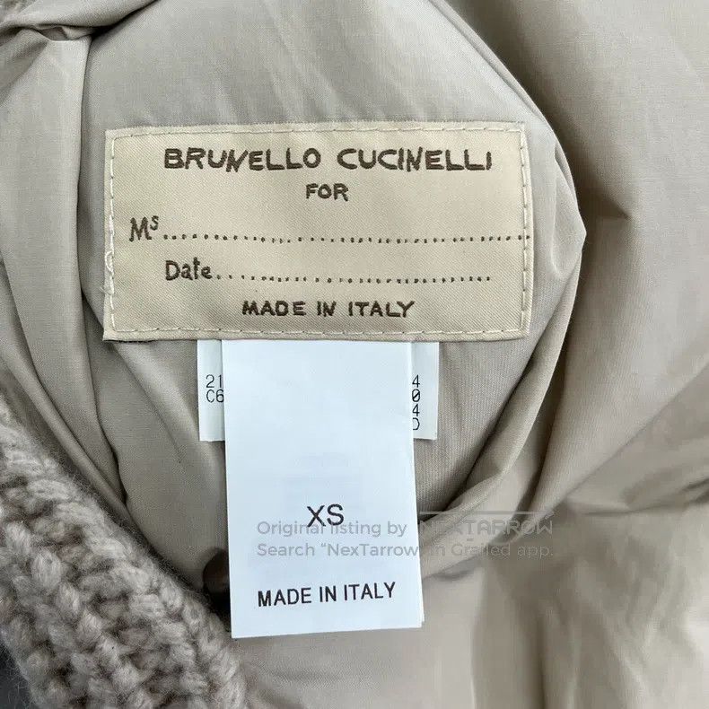 Brunello Cucinelli Brunello Cucinelli Cashmere Knit Down Vest, Two-Faced Styl Size XS / US 0-2 / IT 36-38 - 3 Thumbnail