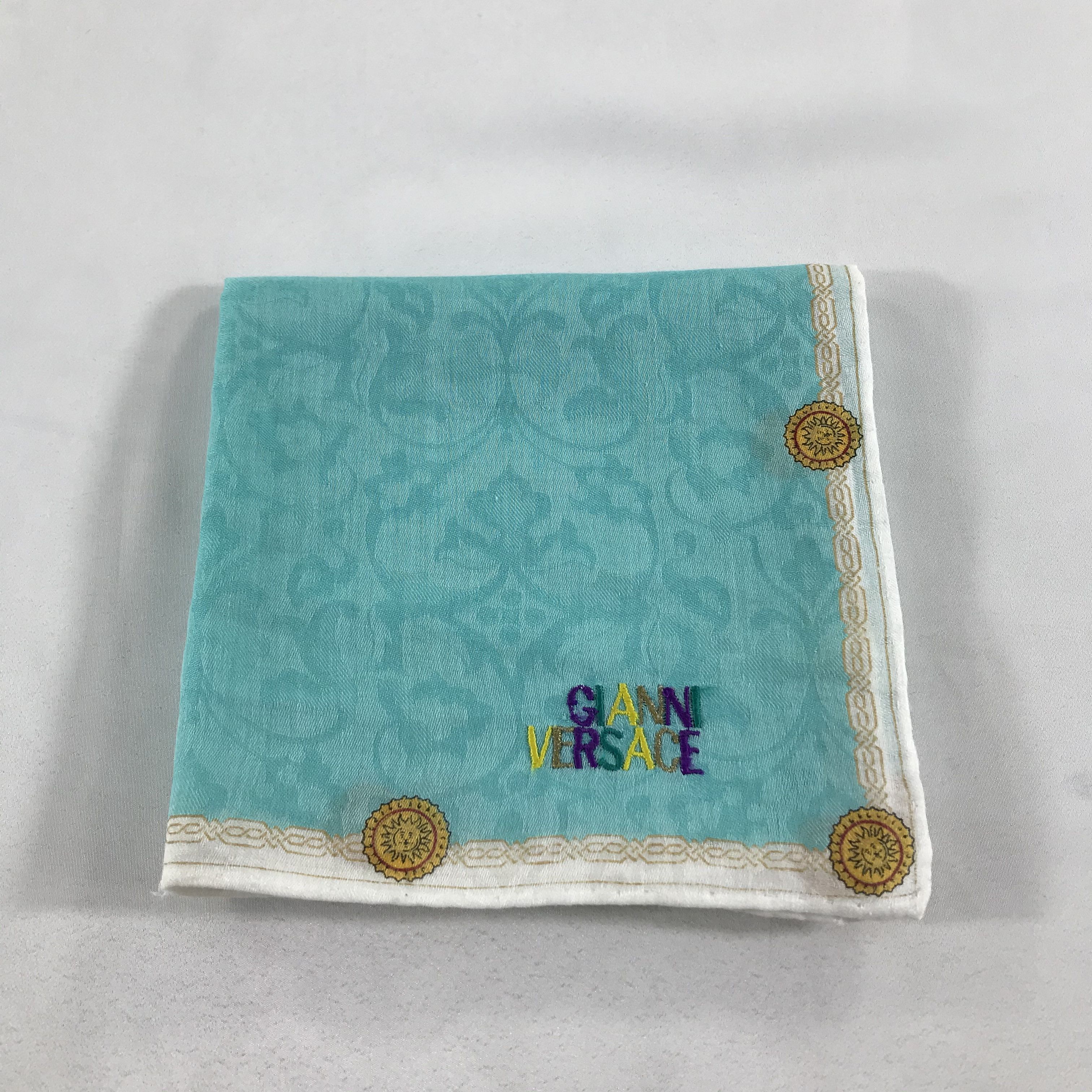 Versace Gianni Versace Handkerchief Neckerchief Bandana H634 Size ONE SIZE - 7 Thumbnail