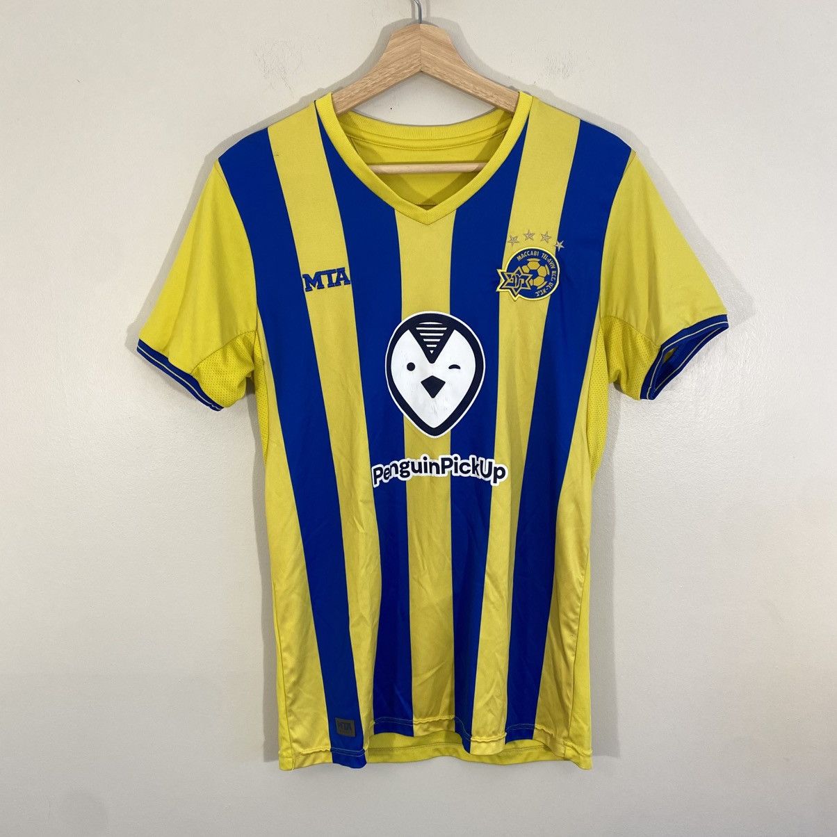 Vintage Maccabi Tel Aviv Soccer Jersey Small Size US S / EU 44-46 / 1 - 1 Thumbnail