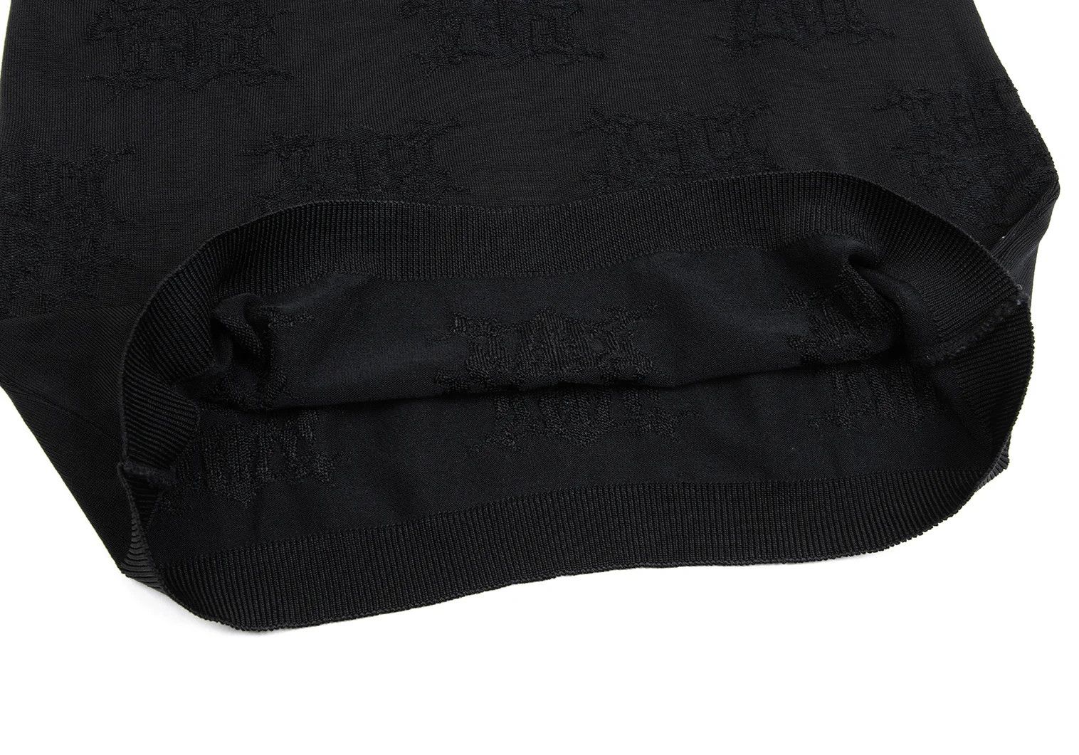 Jean Paul Gaultier Black Acrylic Stretch Embroidered Jacquard Knit, Size 48 Size US M / EU 48-50 / 2 - 8 Thumbnail