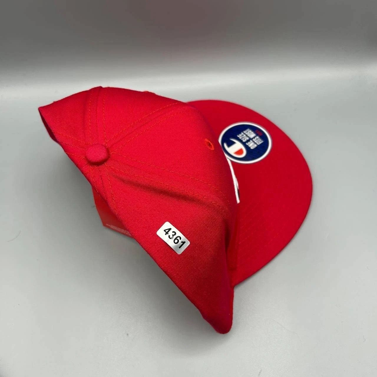 Champion Champion Hat Men Red Embroidered Snap Back Cap Cotton New Size ONE SIZE - 8 Thumbnail