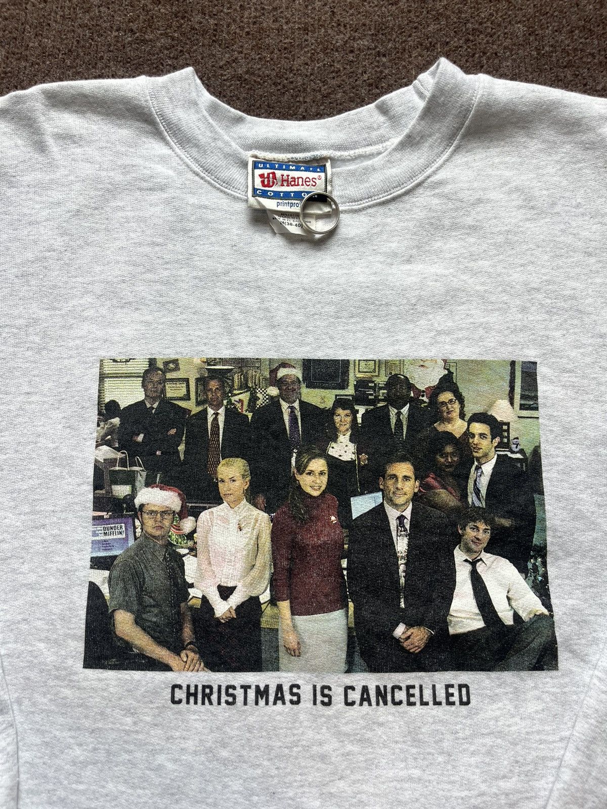 Arts & Science Vintage THE OFFICE TV Series Cristmas is Cancelled Sweater Size US M / EU 48-50 / 2 - 5 Thumbnail