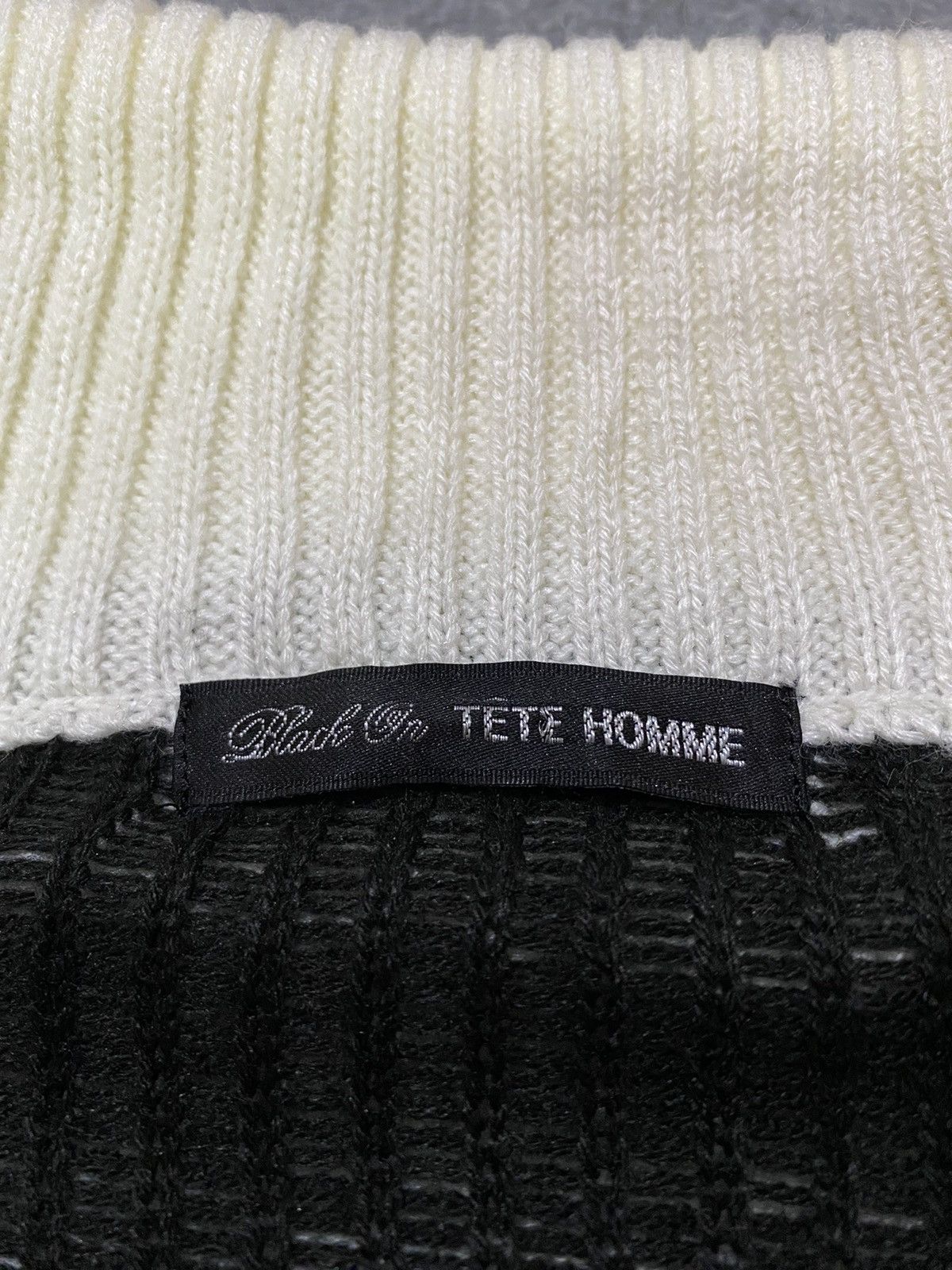 Designer × Issey Miyake × Japanese Brand Rare Tete Homme Issey Miyake Wool Navajo Cardigan Size US M / EU 48-50 / 2 - 8 Thumbnail