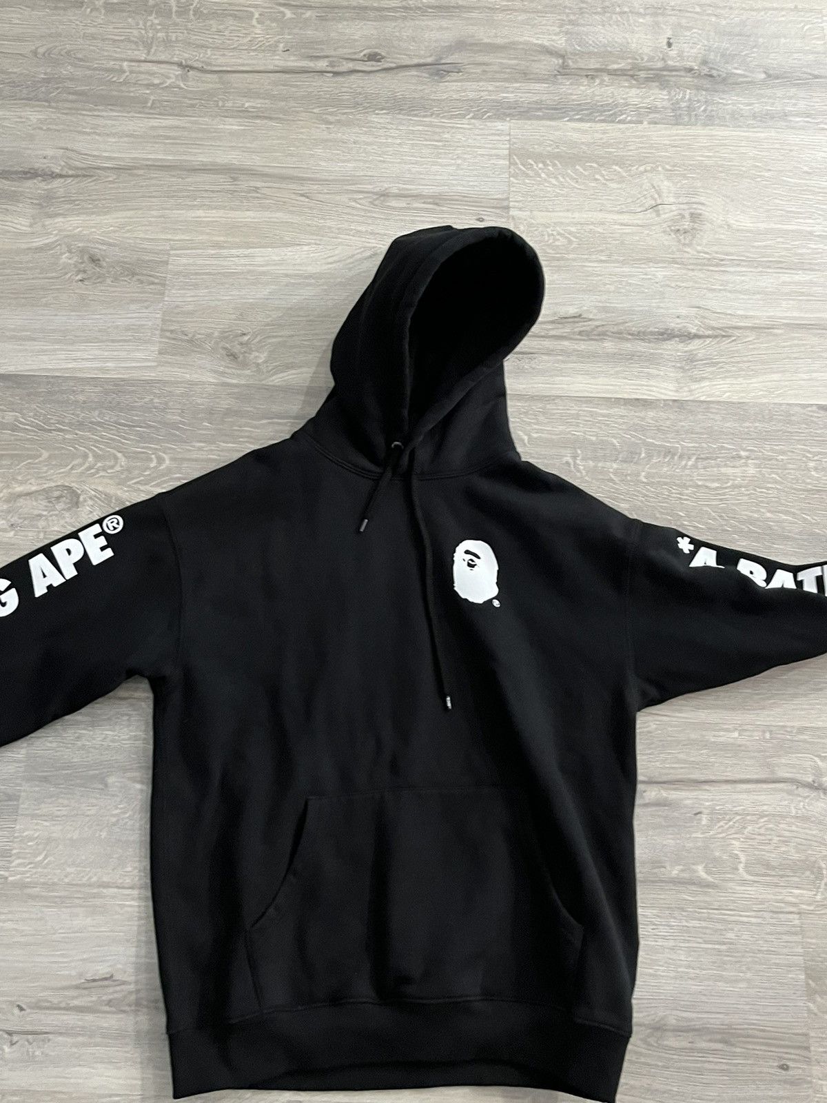 Bape Black bape pullover hoodie Size US M / EU 48-50 / 2 - 1 Thumbnail