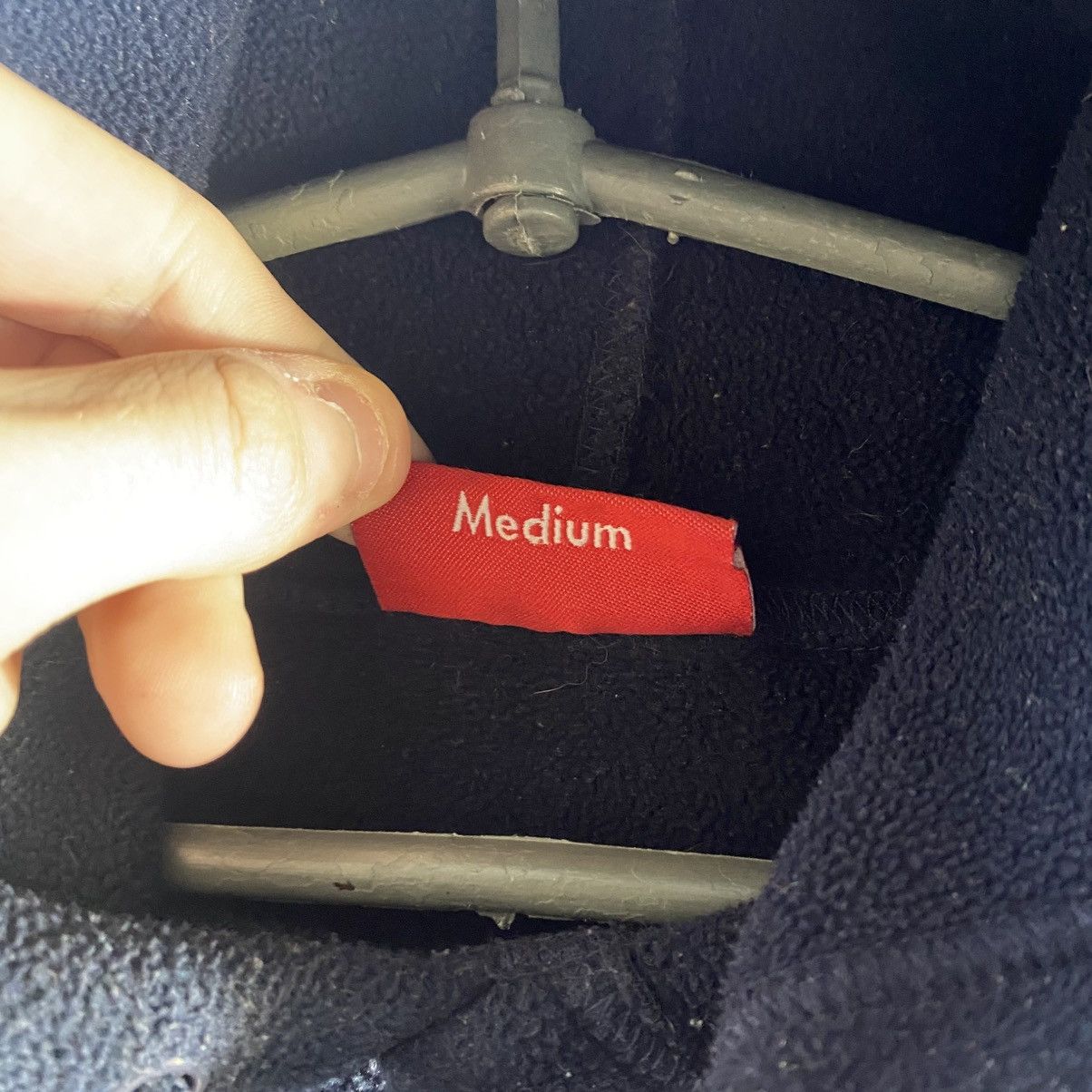 Supreme vintage supreme fleece hoodie big logo Size US M / EU 48-50 / 2 - 5 Thumbnail