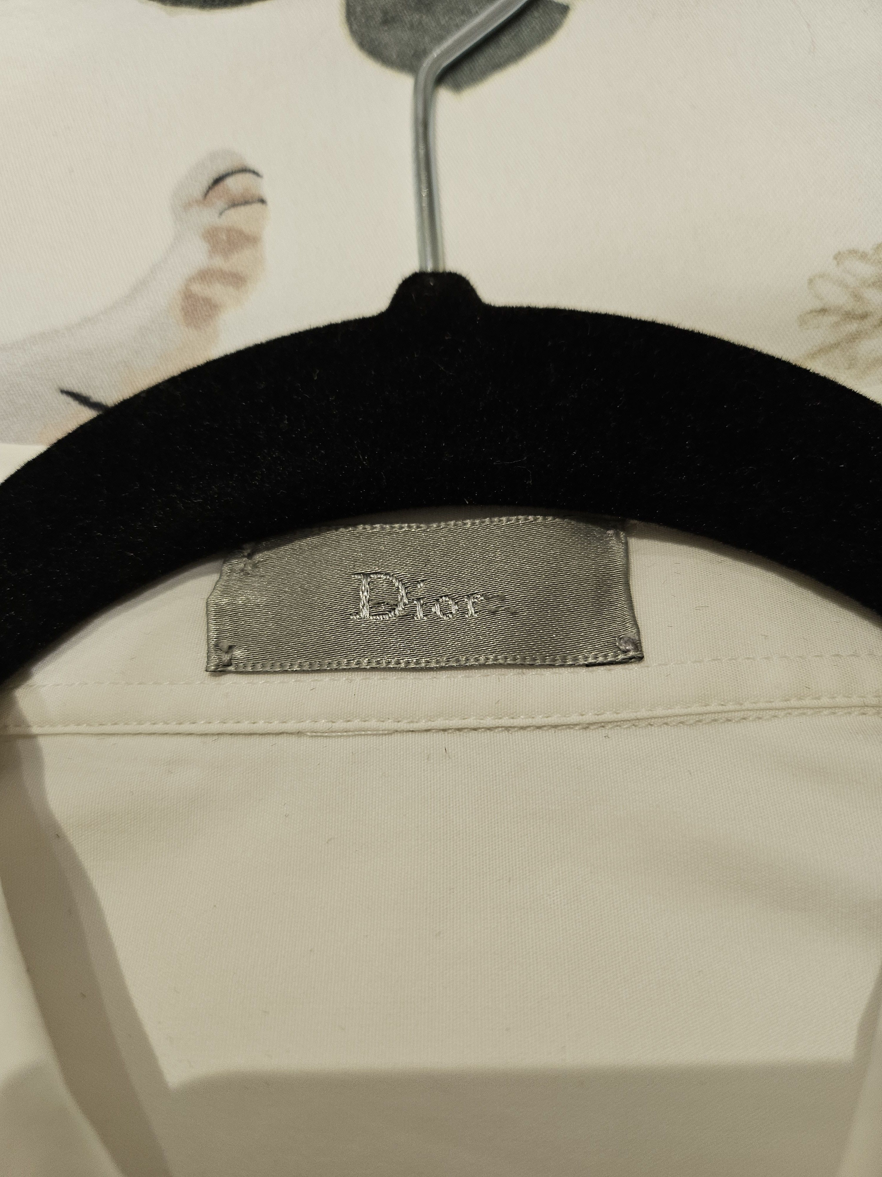 Dior Dior Homme FW13 White shirt with buckle detail Size US S / EU 44-46 / 1 - 4 Thumbnail