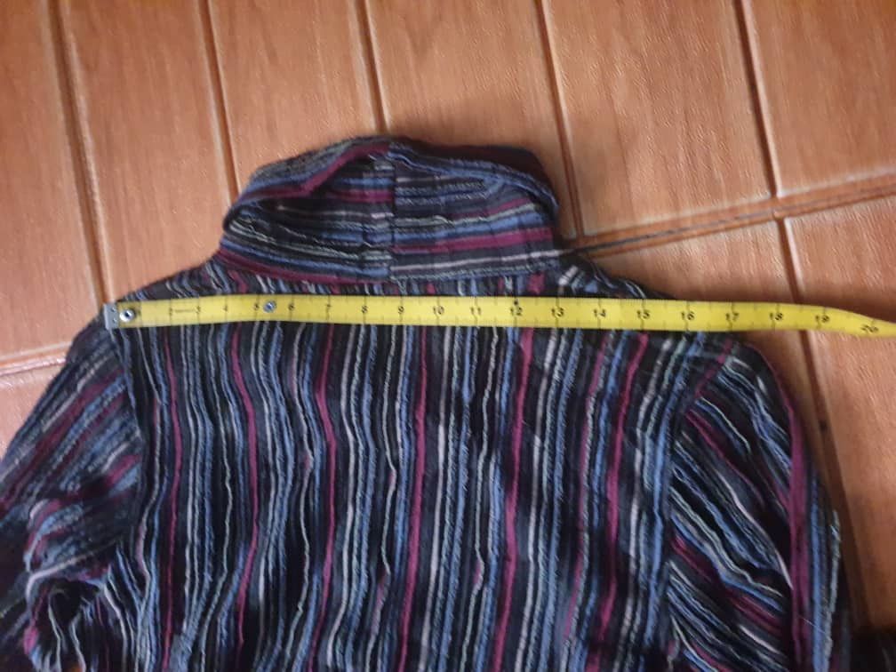 Japanese Brand Unnamed Gothic punk stripe black parade Shirt Size M / US 6-8 / IT 42-44 - 8 Thumbnail