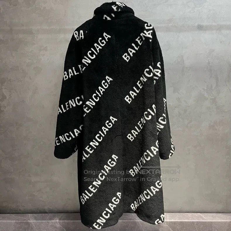 Balenciaga Balenciaga Black Faux Fur Long Coat. Size US S / EU 44-46 / 1 - 5 Thumbnail