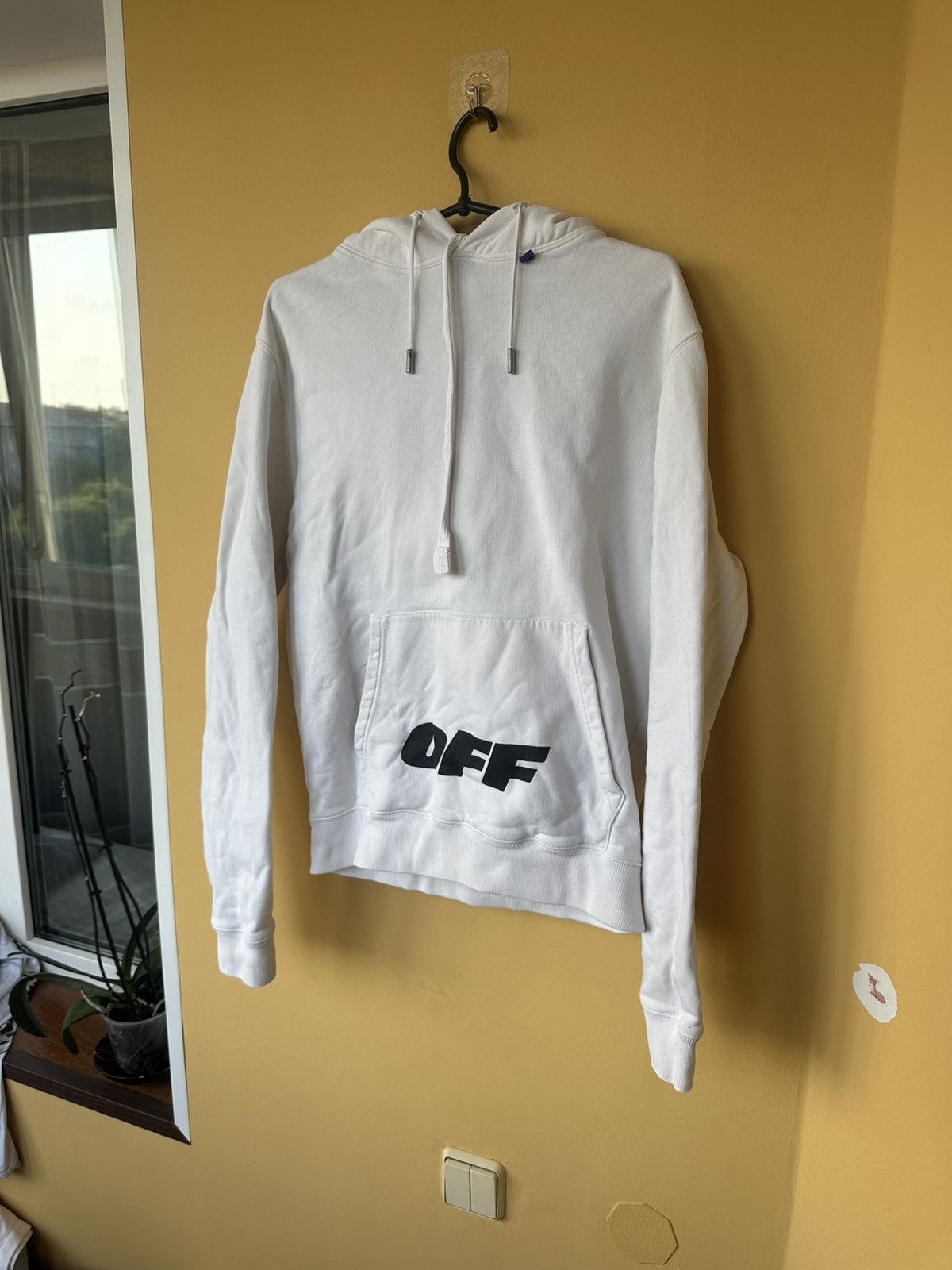 Off-White Men's Off-White Off White Pullover Hoodie White Men XS Size US XS / EU 42 / 0 - 1 Thumbnail