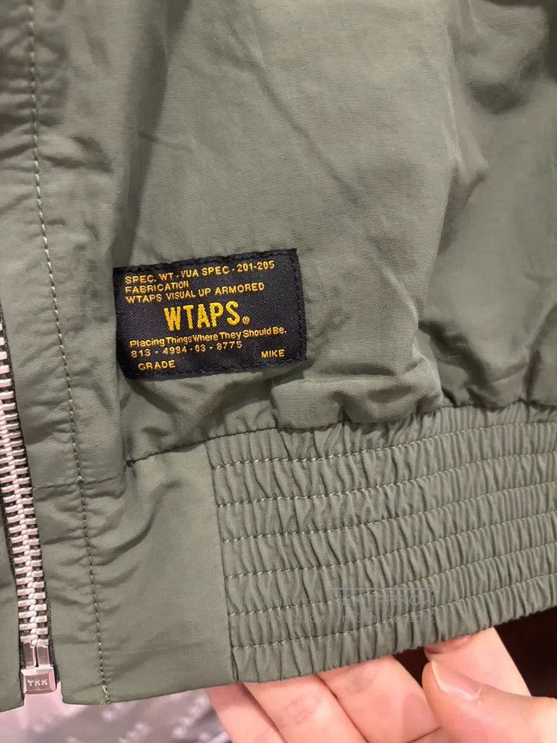 Wtaps Wtaps Green military bag cotton jacket Size US M / EU 48-50 / 2 - 4 Thumbnail