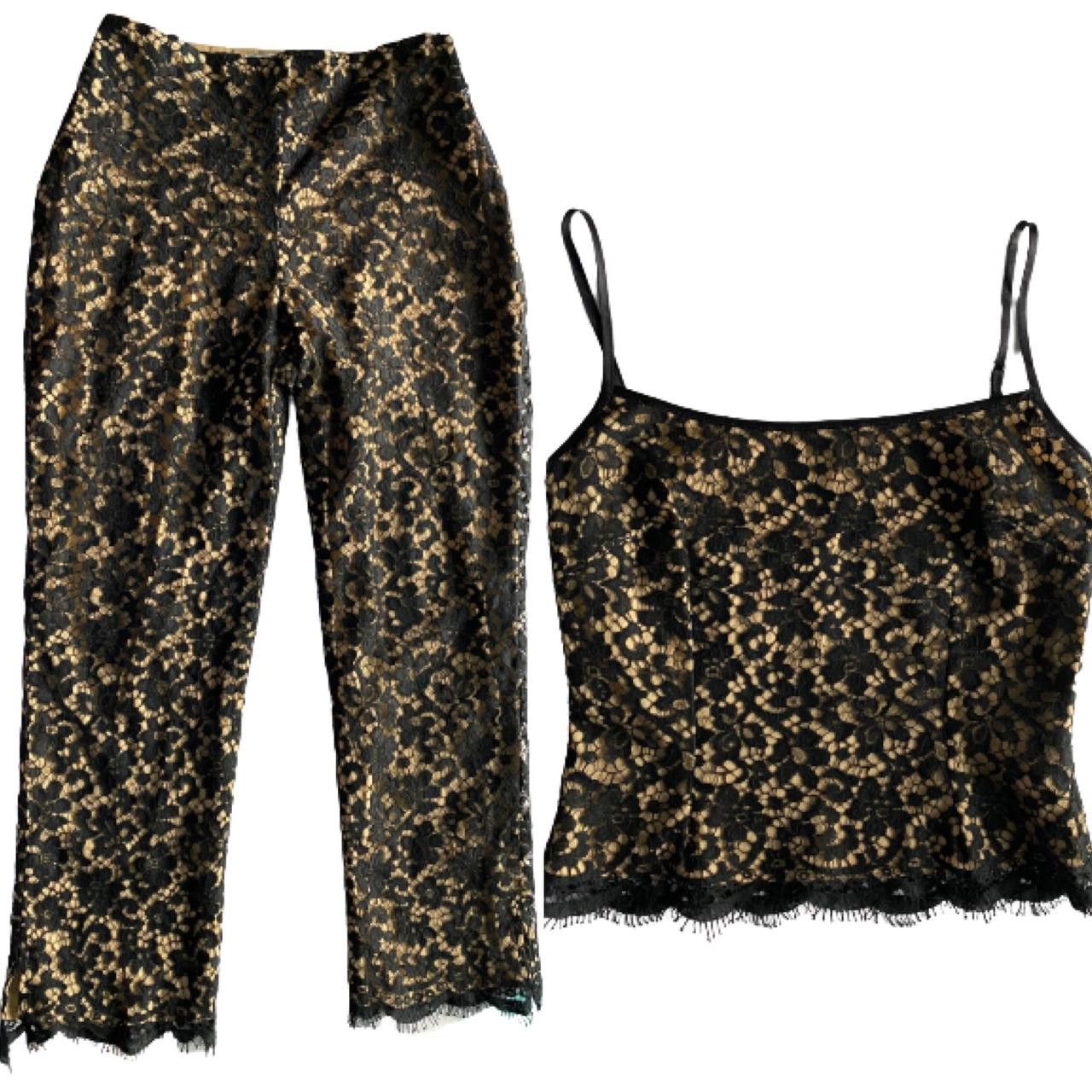 Moschino Vintage MOSCHINO DONNA Lace Ensemble Size 30" / US 8 / IT 44 - 1 Thumbnail