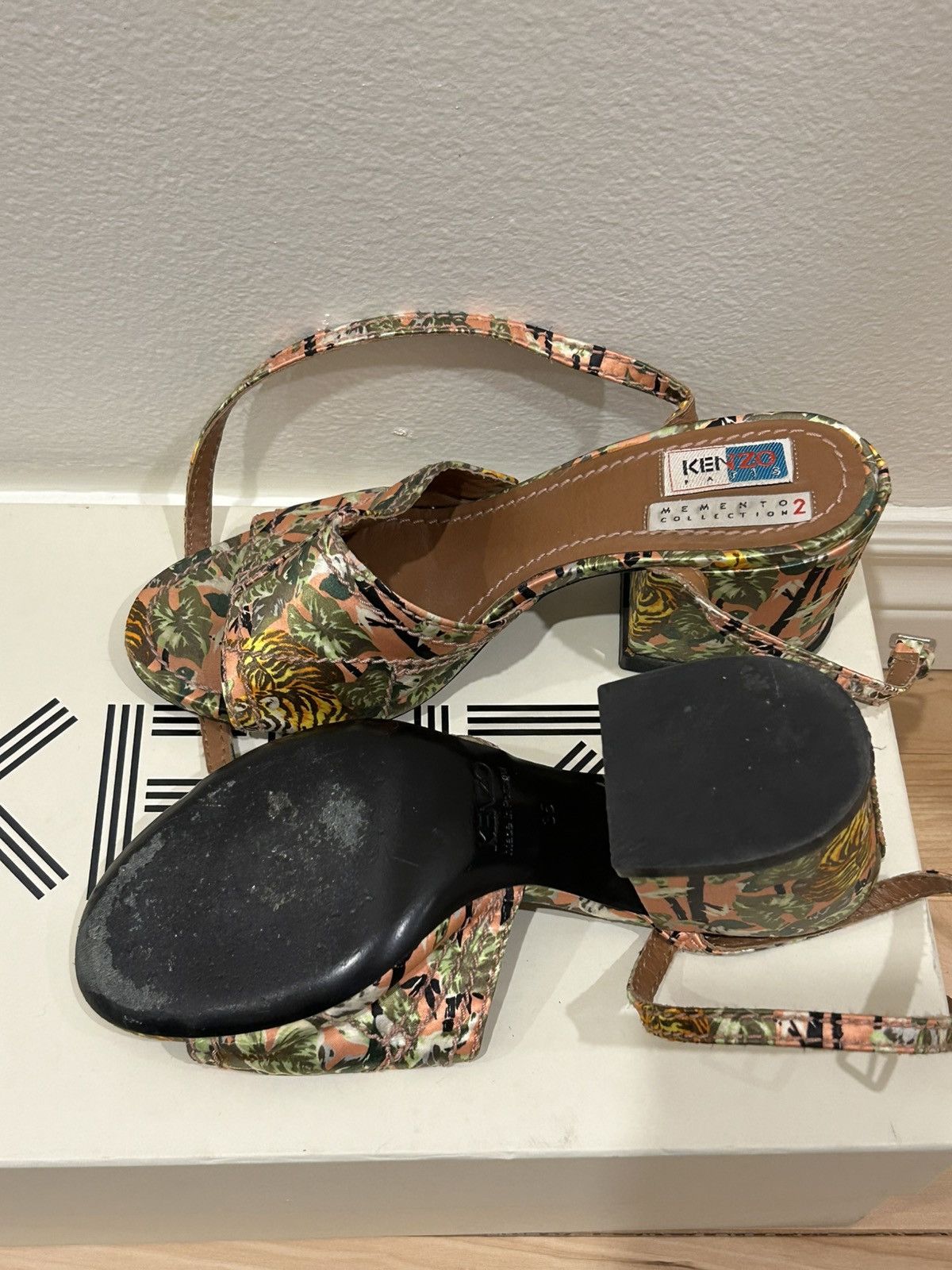 Kenzo Kenzo - Daria heeled sandal Size US 5 / IT 35 - 4 Thumbnail