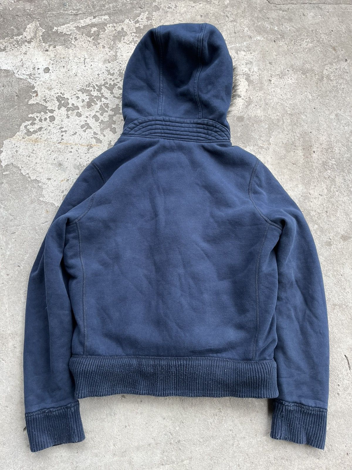 Abercrombie & Fitch Japanese Abercrombie Fitch Fur Faux Faded Y2K Zip Hoodie Size US L / EU 52-54 / 3 - 5 Thumbnail