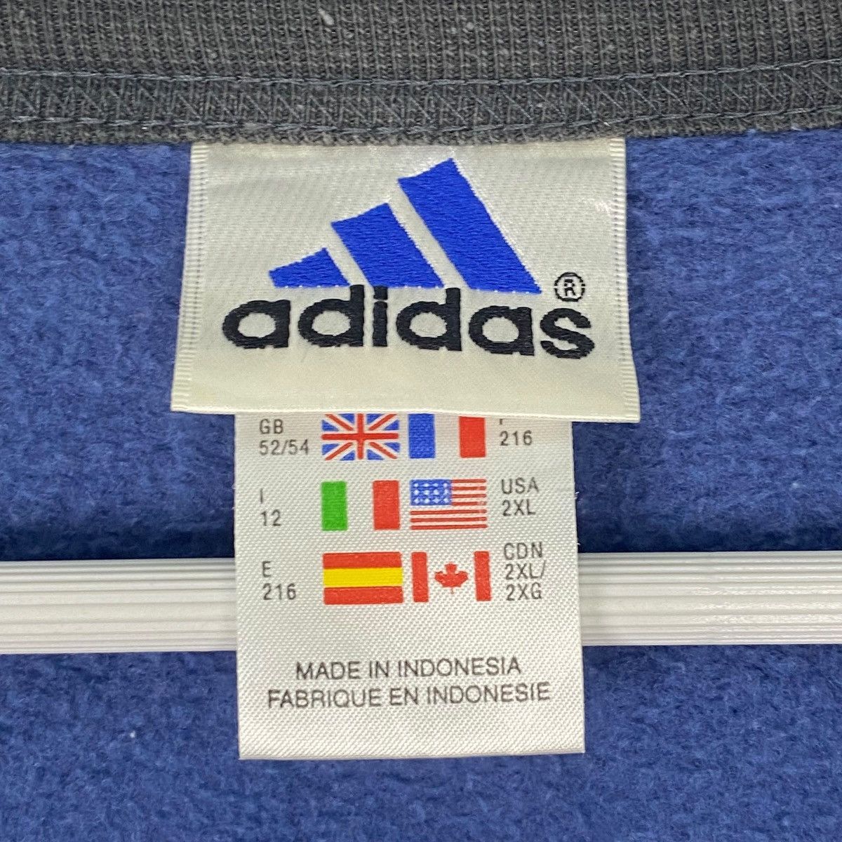 Vintage Vintage 90s Adidas Equipment Vneck Sweatshirt Small Logo XL Size US XL / EU 56 / 4 - 6 Thumbnail