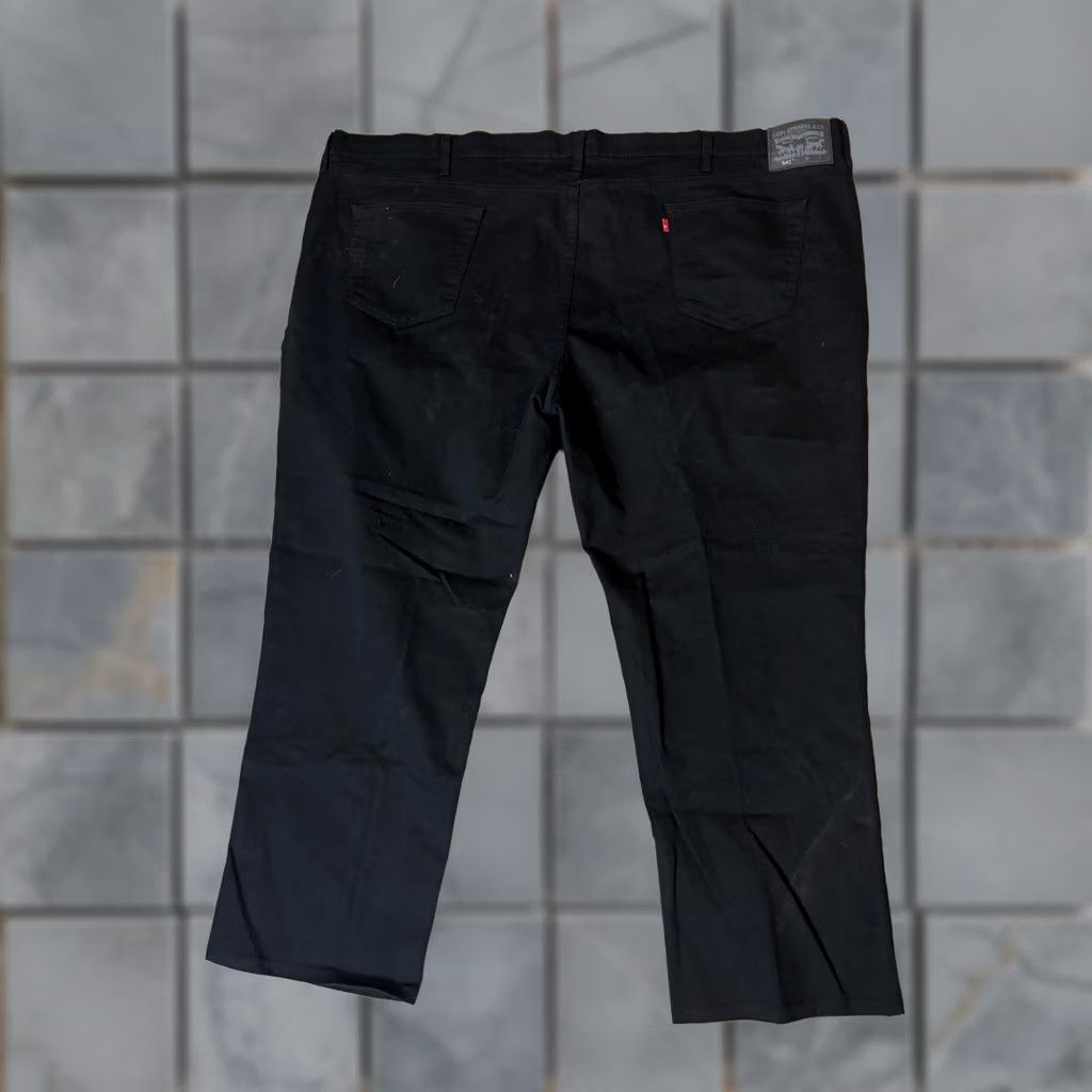 Levi's Levi's Jeans Mens Big & Tall 58x30 Black High Rise Tapered Fit Denim Pants 541 Size US 42 / EU 58 - 1 Thumbnail