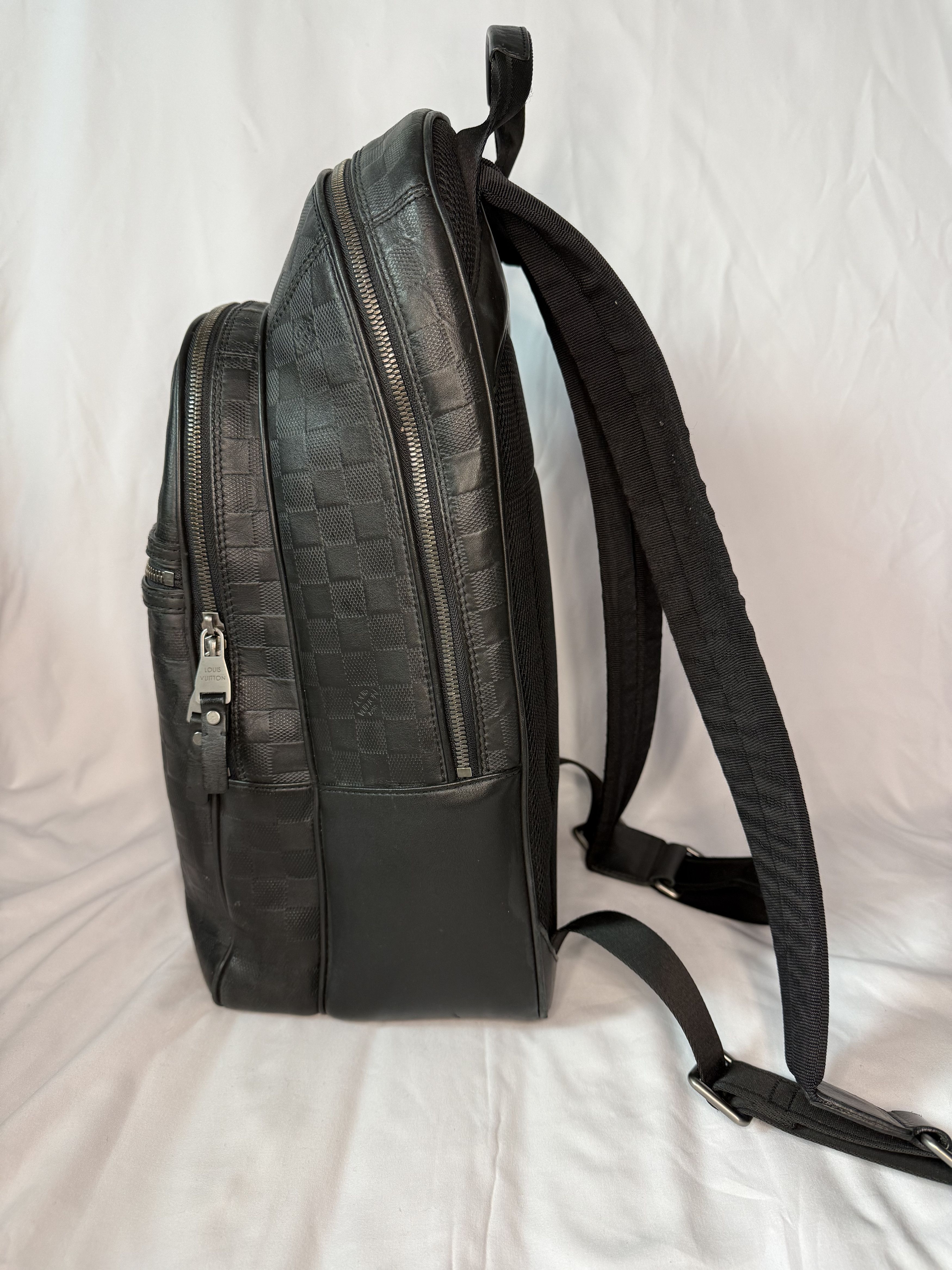 Louis Vuitton Louis Vuitton Black Damier Infini Michael Size ONE SIZE - 5 Thumbnail