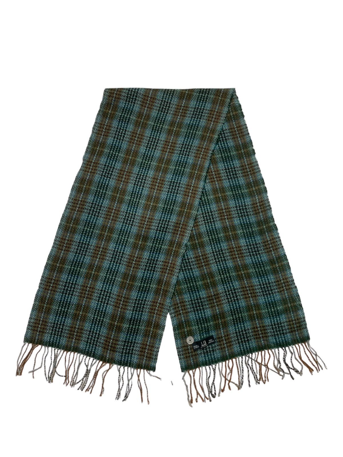 Alfred Dunhill × Vintage Vintage Dunhill Cashmere Made in Scotland Muffler Size ONE SIZE - 3 Thumbnail