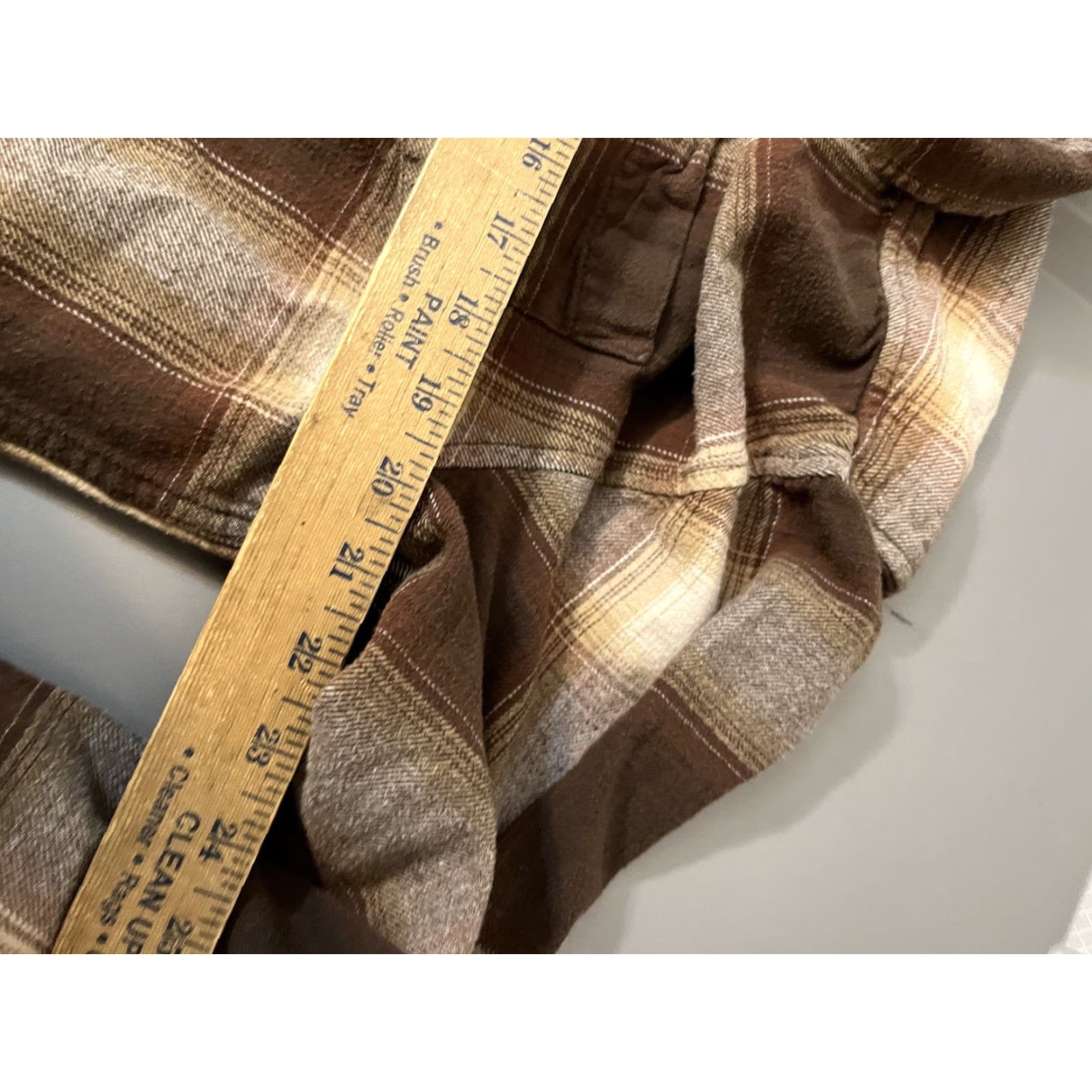 Pacsun Pacsun Brown Plaid Long Sleeve Button Up Men's XL Shirt Size US XL / EU 56 / 4 - 6 Thumbnail
