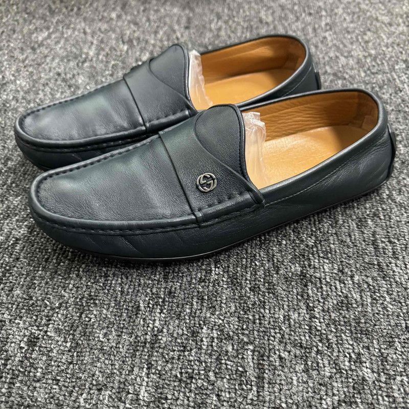 Gucci Gucci Black Horsebit Loafers for Men - Size US 8 / EU 41 - 1 Thumbnail