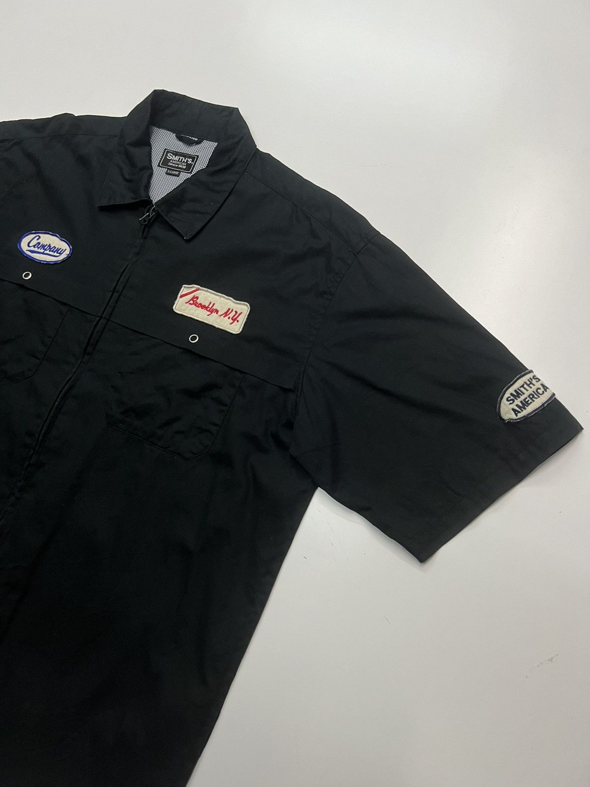 Smith's American 🔥SMITH AMERICAN ZIPPER SHIRT Size US L / EU 52-54 / 3 - 4 Thumbnail