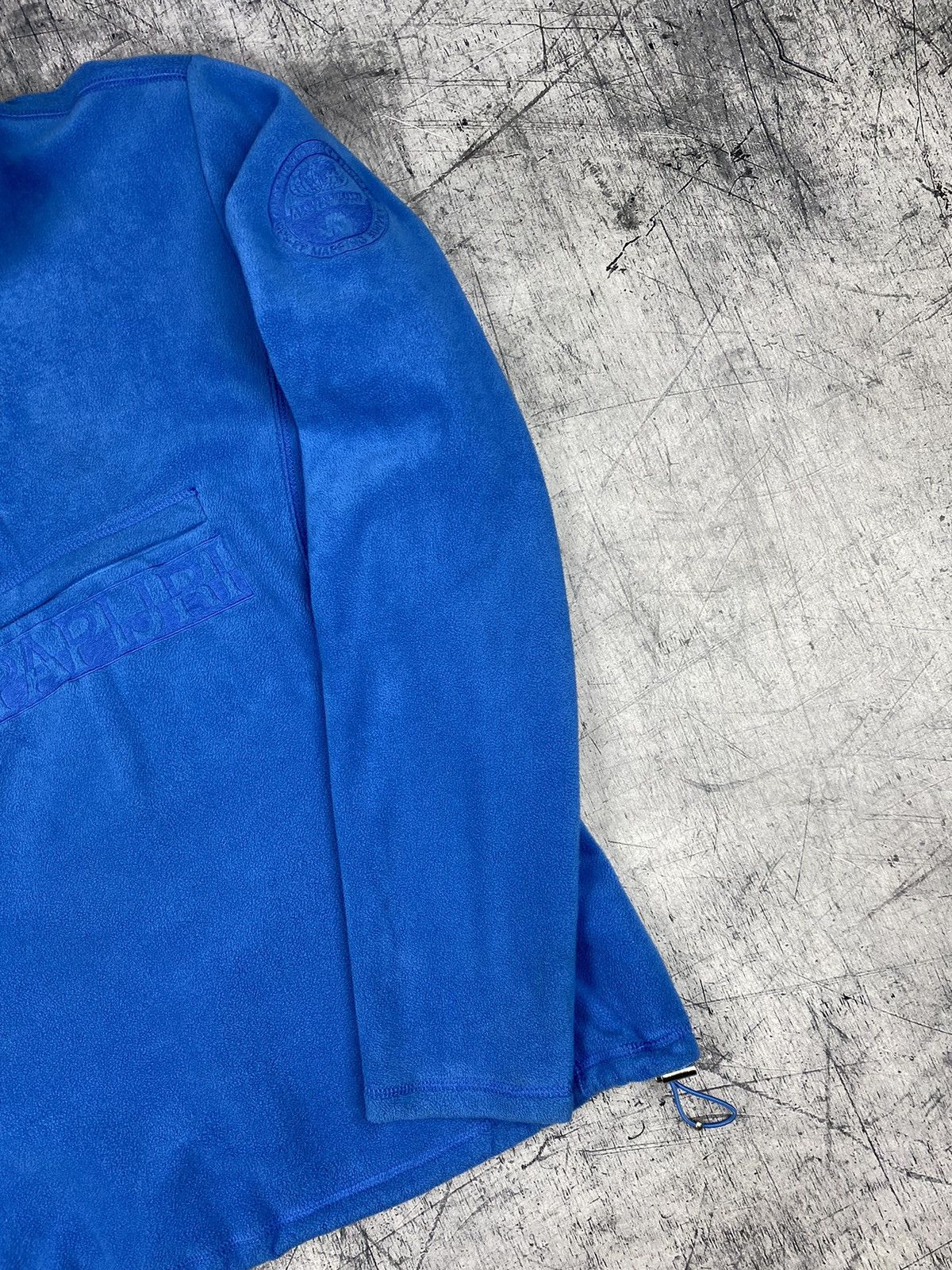 Napapijri × Vintage Napapijri Anorak Sherpa Synchilla Fleece Jacket Size L / US 10 / IT 46 - 4 Thumbnail