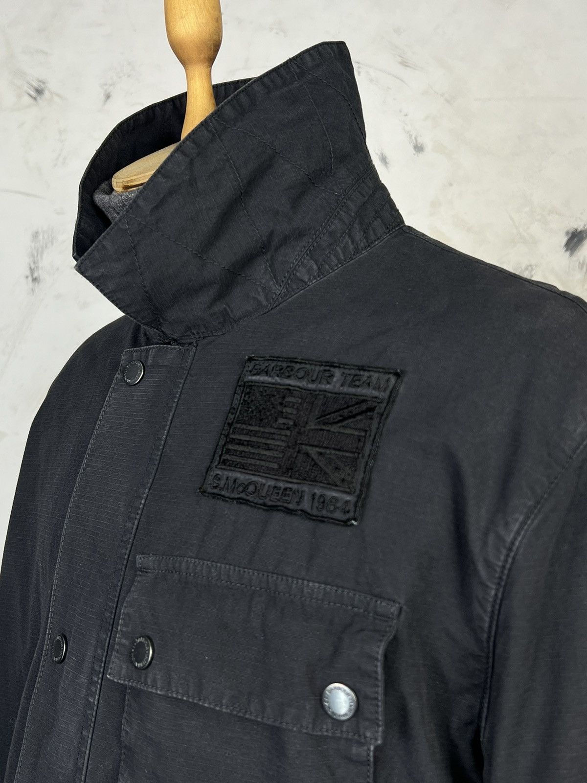 Barbour Vintage Barbour International Ripstop Overshirt Jacket L-XL Size US XL / EU 56 / 4 - 6 Thumbnail