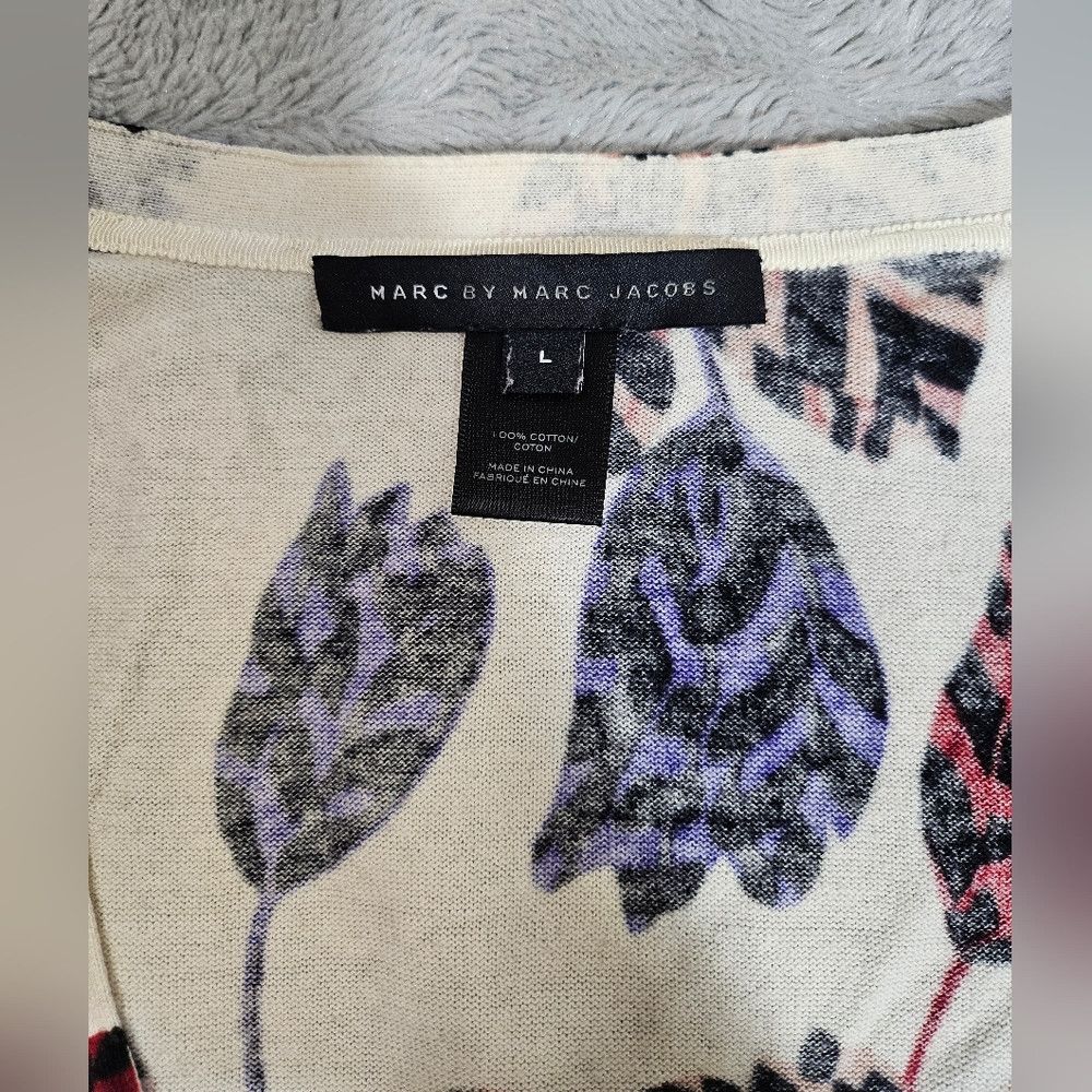 Marc by Marc Jacobs Marc by Marc Jacobs Floral Boyfriend Cardigan Large Size L / US 10 / IT 46 - 5 Thumbnail