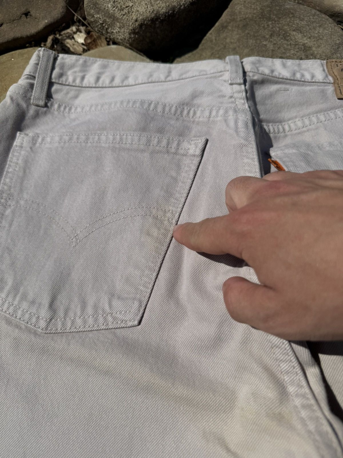 Levi's Vtg 90s Levis 615 Orange Tab Baggy Pants Size US 34 / EU 50 - 6 Thumbnail
