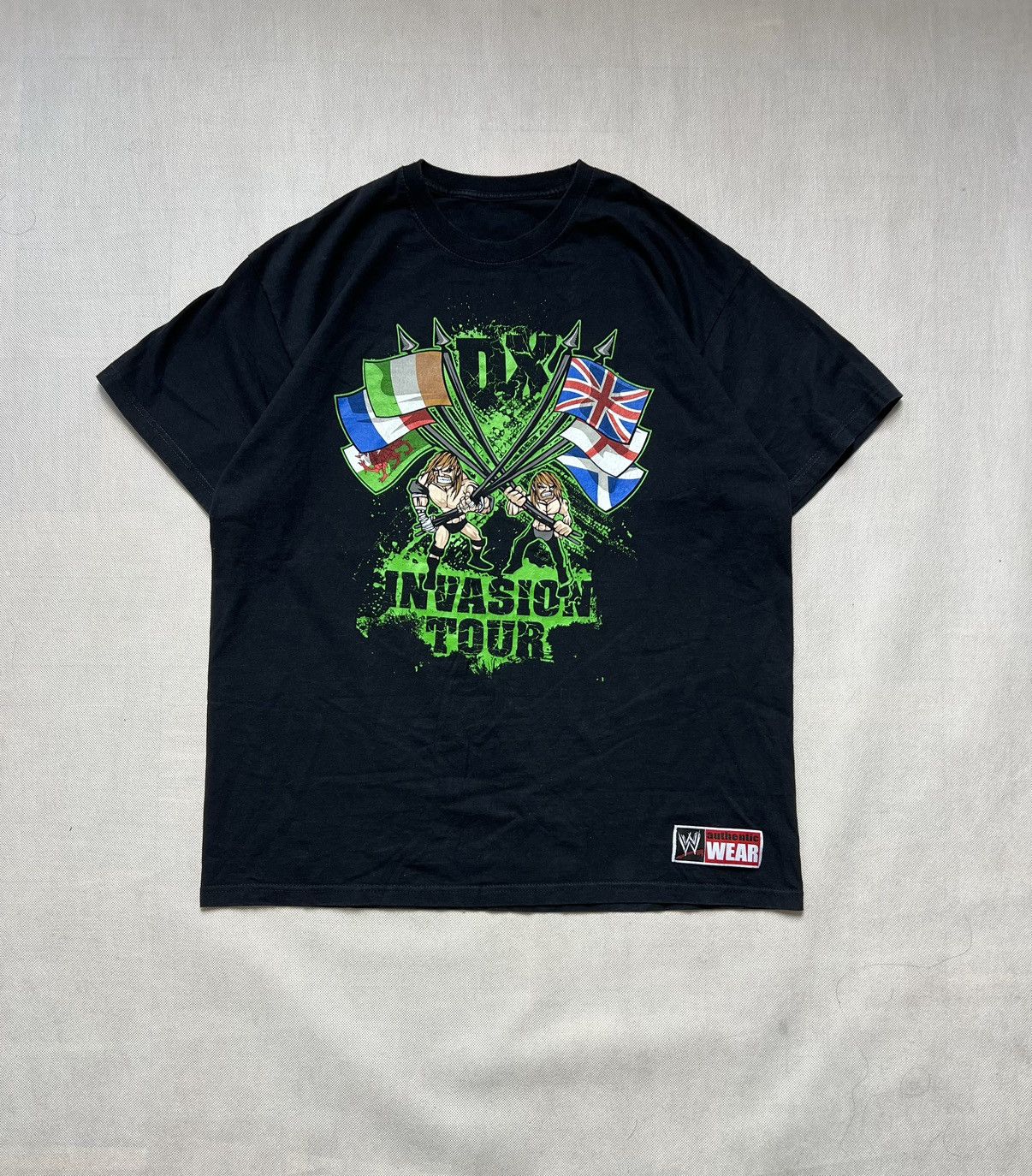 Vintage × WWE Tshirt WWE Wrestling invasion tour vintage Size US L / EU 52-54 / 3 - 2 Thumbnail