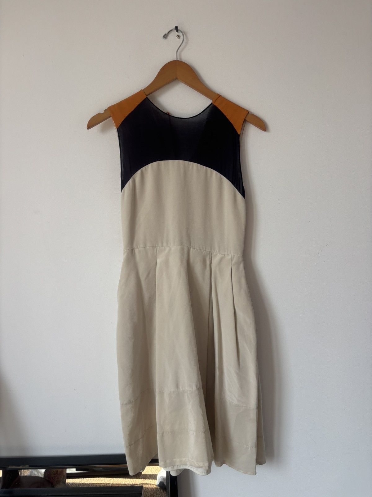 3.1 Phillip Lim 3.1 Phillip Lim Silk Colorblock Sleeveless Midi Dress Size 2 Size XS / US 0-2 / IT 36-38 - 2 Thumbnail