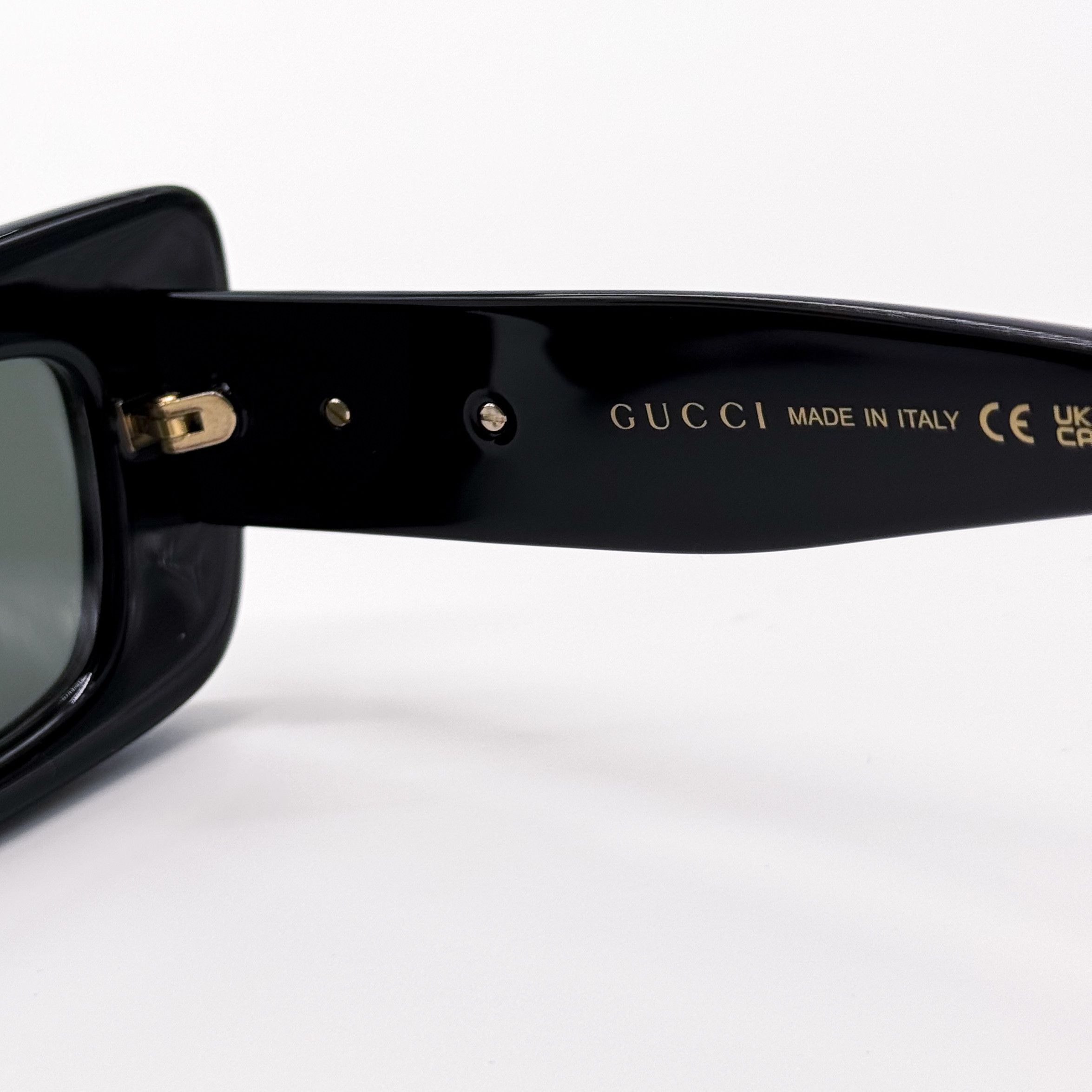 Gucci NEW GUCCI GG1827S 001 SHINY BLACK WOMEN SUNGLASSES Size ONE SIZE - 8 Thumbnail