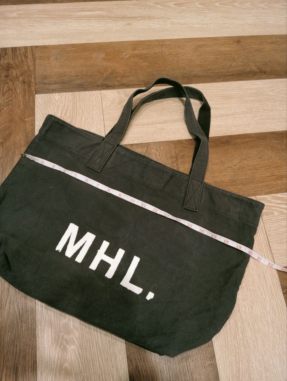 Margaret Howell MHL MARGARET HOWELL TOTE BAG - BLACK Size ONE SIZE - 6 Thumbnail