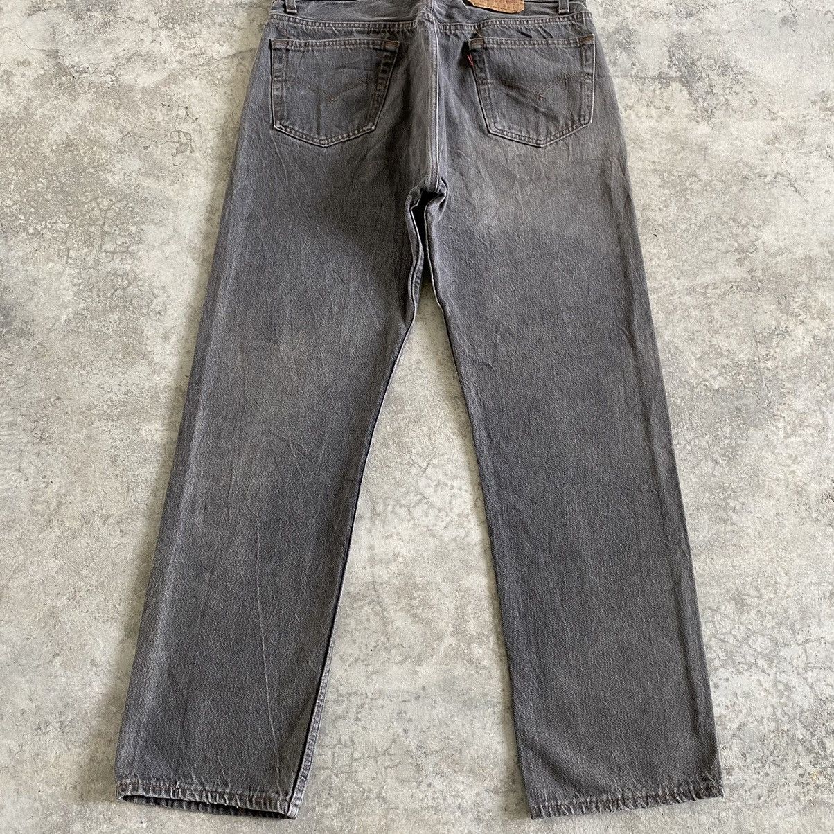 Levi's Vintage Late 80’s Levis 501 Ash Grey Denim Jeans Size US 33 - 16 Thumbnail