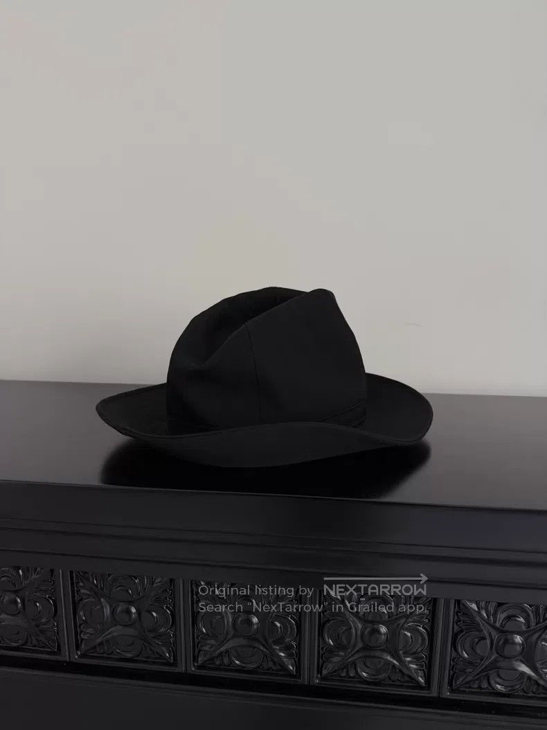 Yohji Yamamoto Yohji Yamamoto 17SS Wool Top Hat Western Hat Size ONE SIZE - 3 Thumbnail