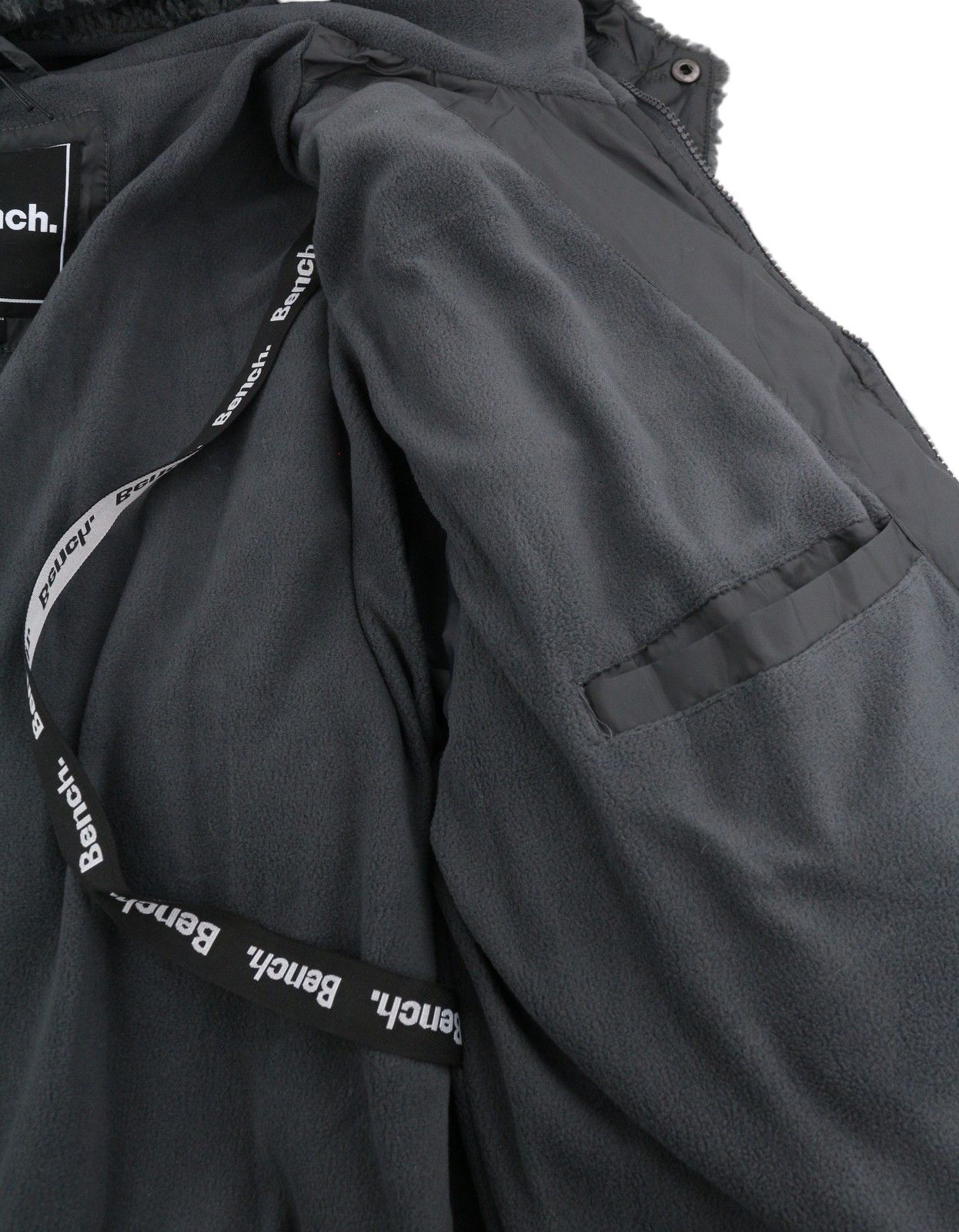 Bench DETTA XL Grey Quilted Removable Hood Sherpa 88053 Size US XL / EU 56 / 4 - 8 Thumbnail