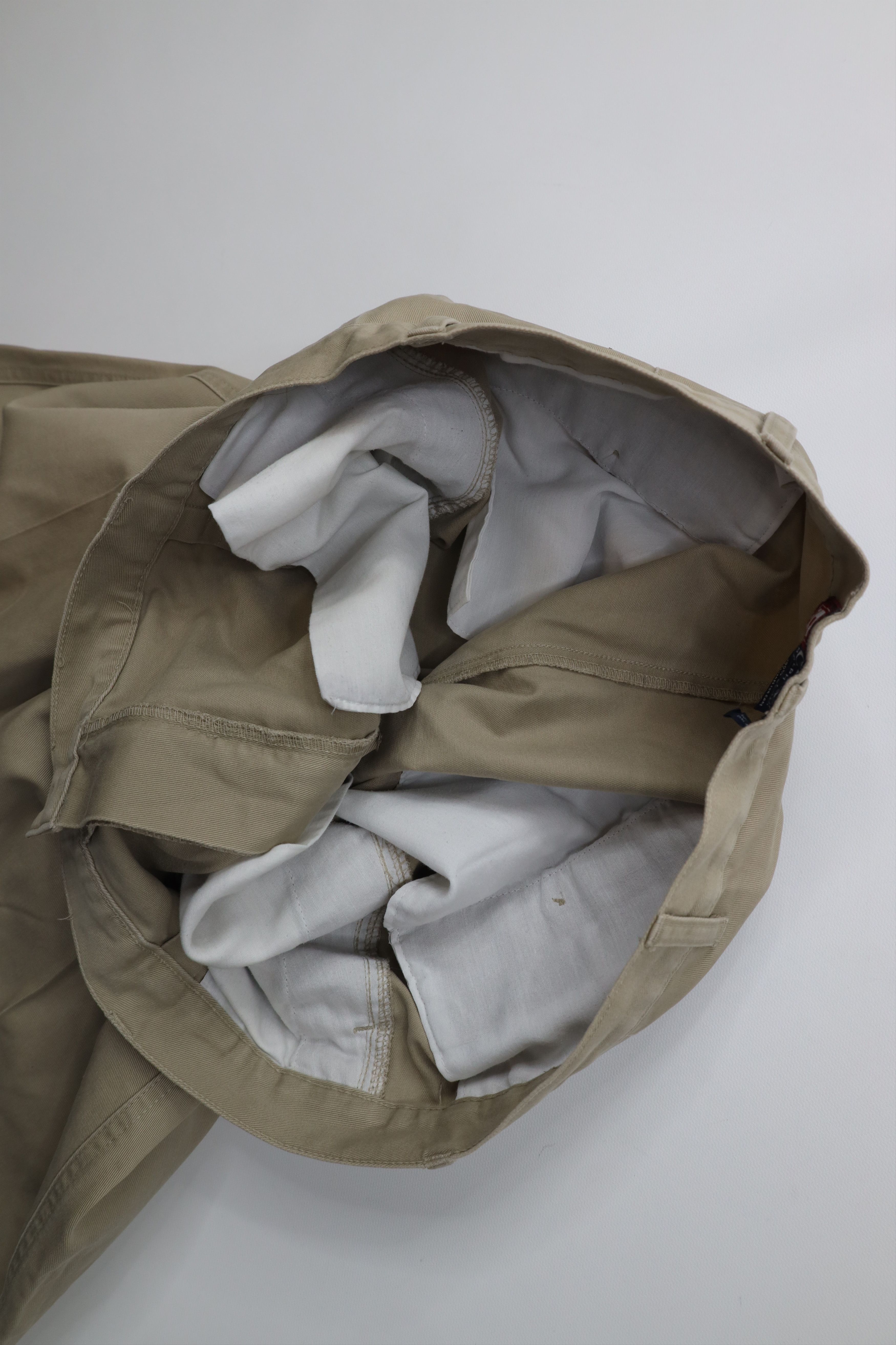 Ralph Lauren Vintage 90s Chaps Ralph Lauren Wide Leg Chino Pants Beige Size US 40 / EU 56 - 9 Thumbnail