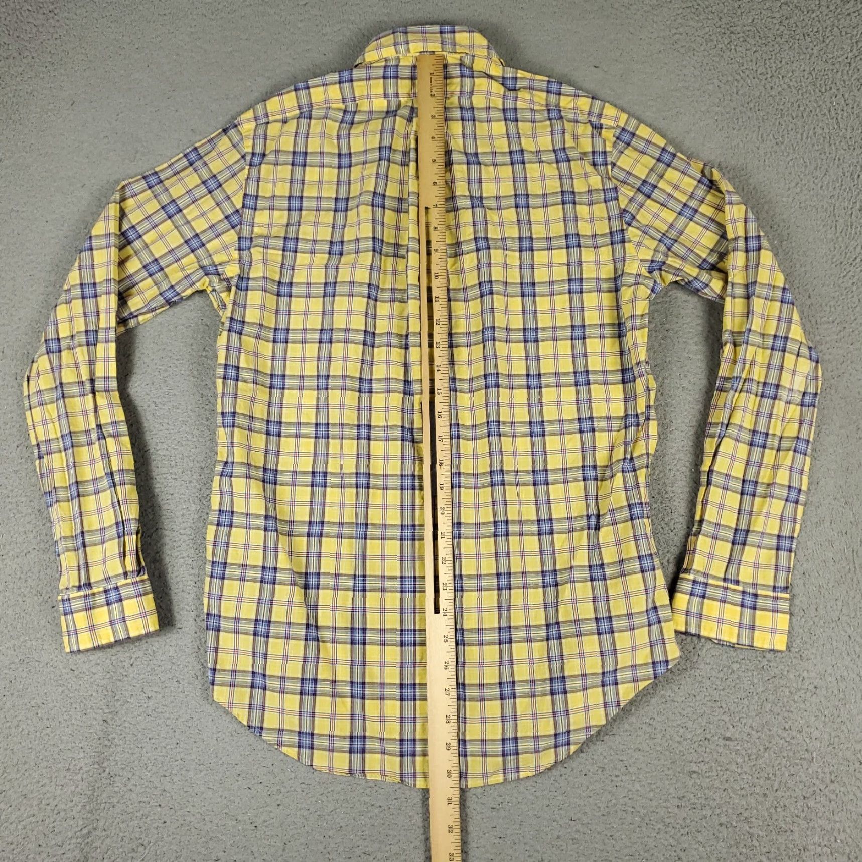 Ralph Lauren VINTAGE Ralph Lauren Button-Up Shirt Mens Medium Long Sleeve Plaid Yellow Classic Preppy Size US M / EU 48-50 / 2 - 6 Thumbnail