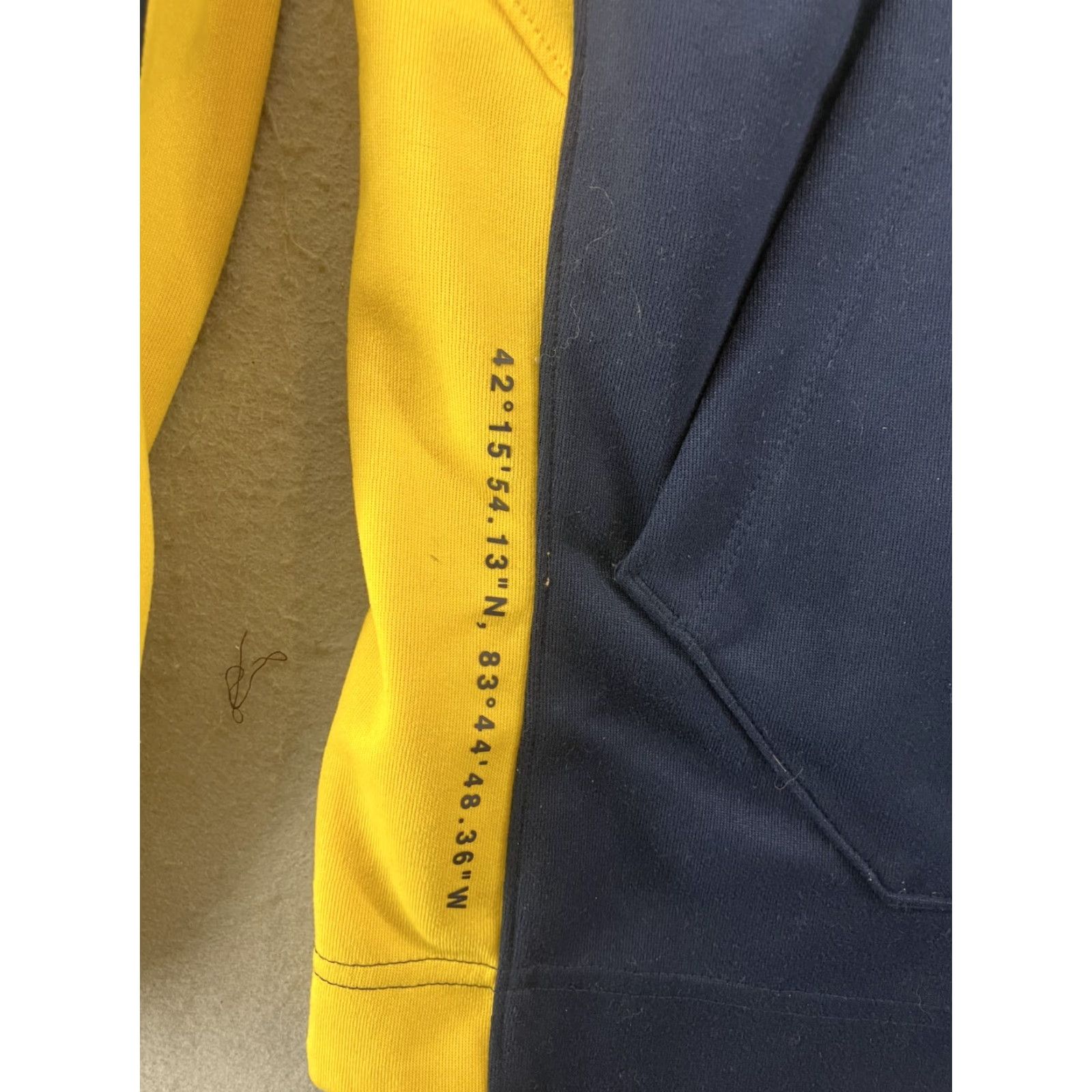 Jordan Brand Air Jordan Michigan Wolverines Hoodie Mens M Blue Size US M / EU 48-50 / 2 - 3 Thumbnail