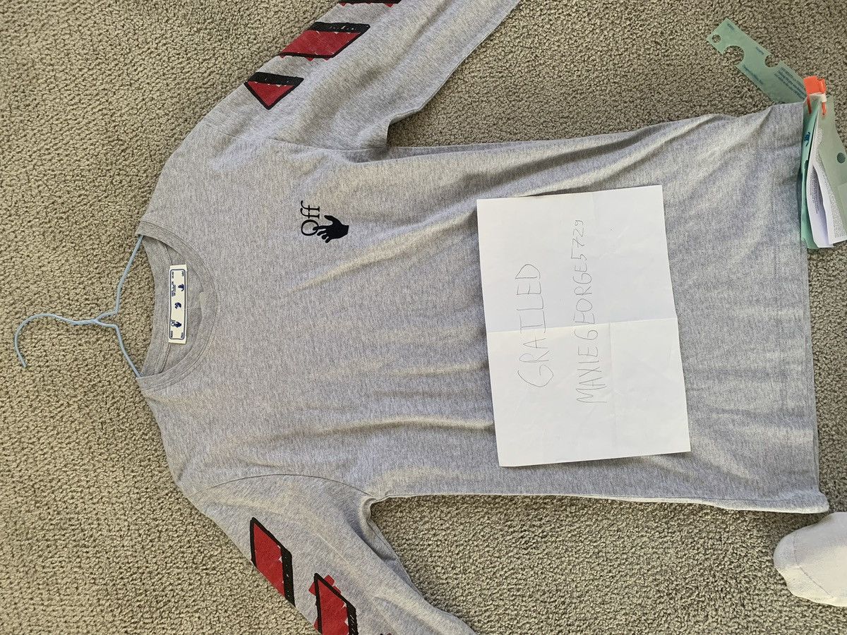 Off-White Off-White Marker Arrows L/S Tee Size US S / EU 44-46 / 1 - 3 Thumbnail