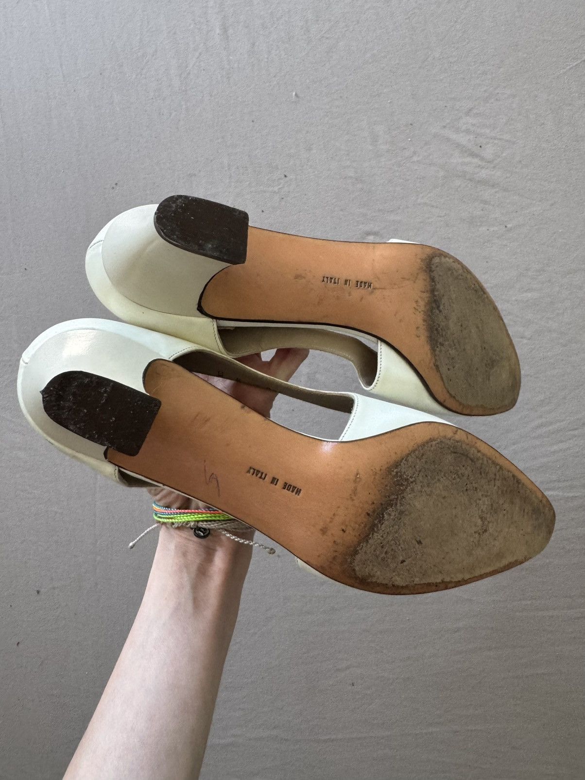 Salvatore Ferragamo Vintage Salvatore Ferragamo Leather Pumps Size US 8 / IT 38 - 9 Thumbnail