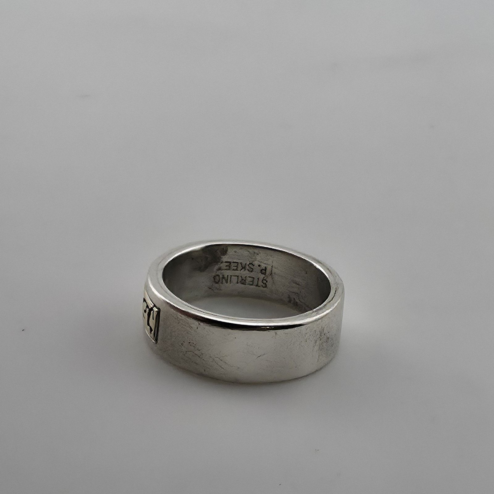 Other P Skeets Navajo Sterling Silver 14K Gold Kokopelli Ring 5.5 Size ONE SIZE - 6 Thumbnail