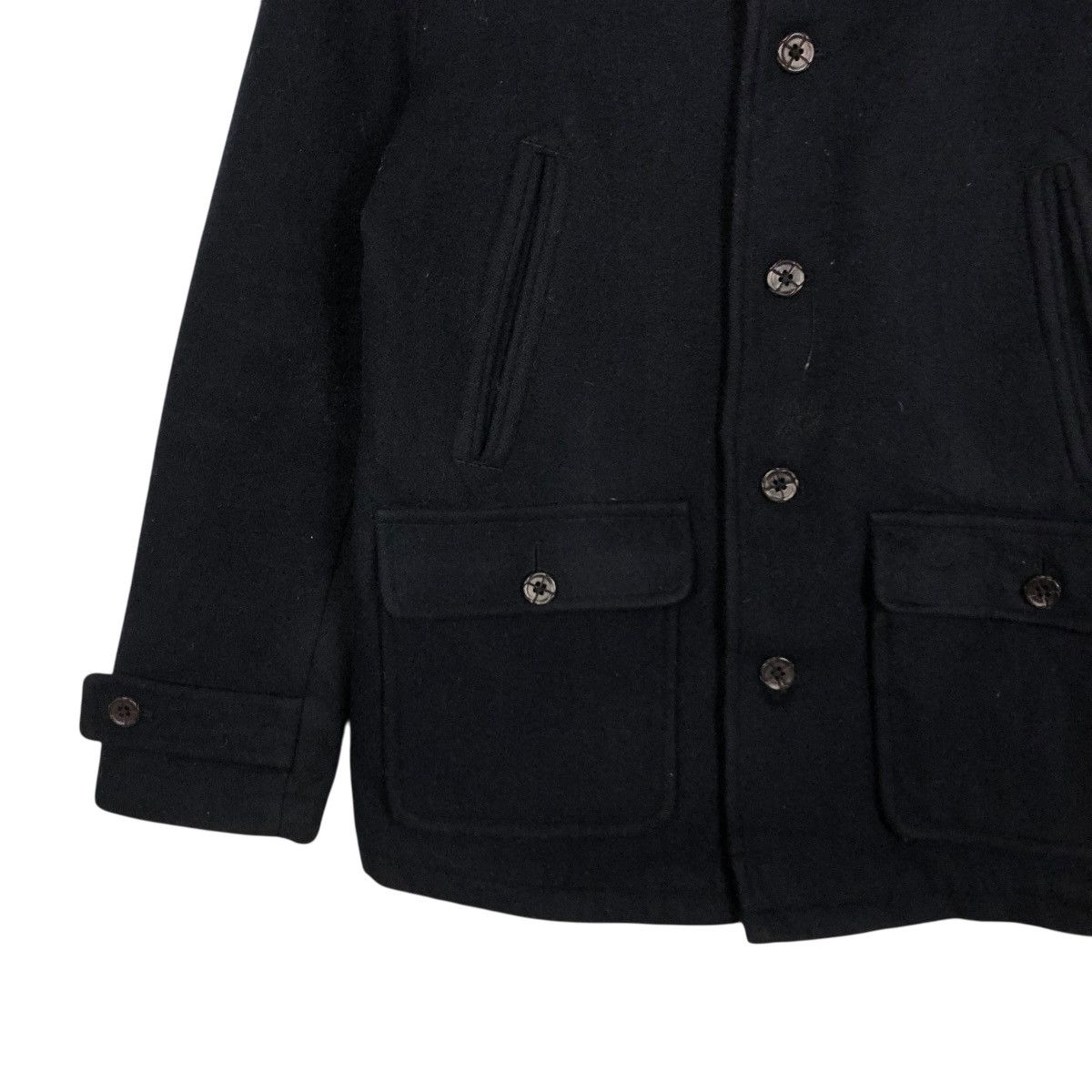 Japanese Brand 🔥VINTAGE WOOL CHORE JACKET DOUBLE COLLAR IKKA ISSEY MIYAKE Size US XL / EU 56 / 4 - 6 Thumbnail