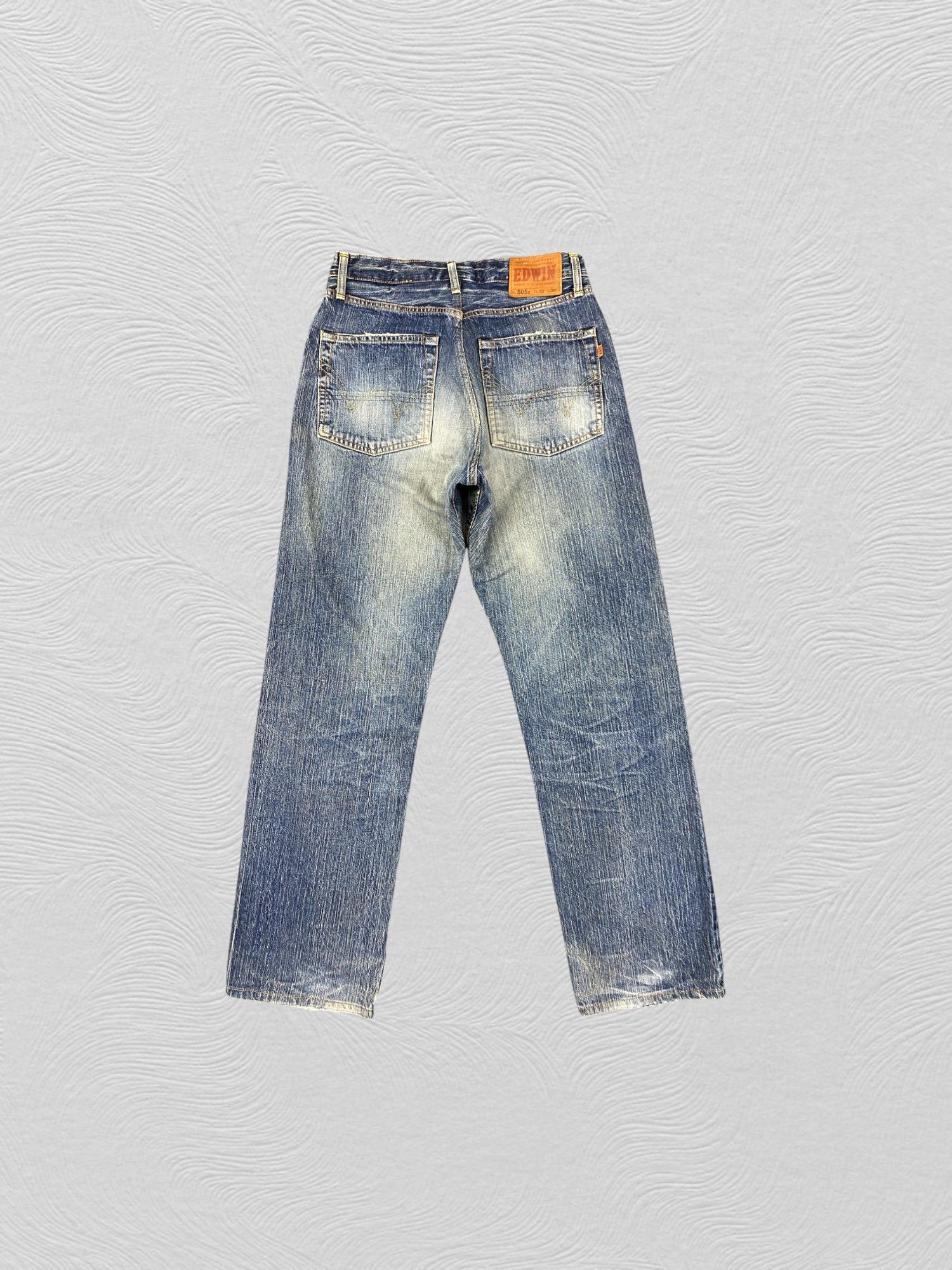 Edwin Vintage Edwin Selvedge Distressed Clawmark 30x32.5-JN3272 Size US 30 / EU 46 - 2 Thumbnail