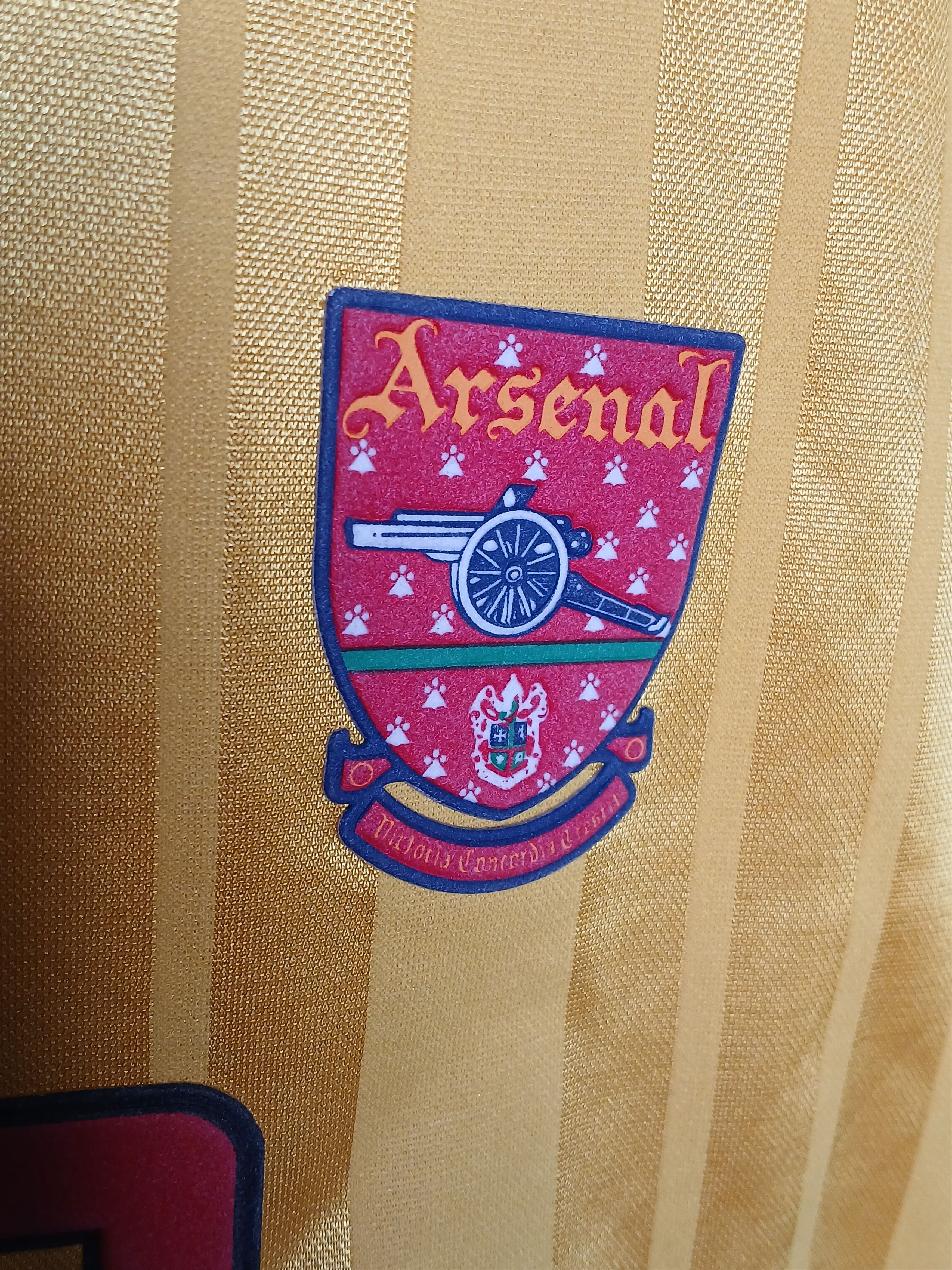 Vintage Vintage Arsenal 1993/1994 Away Football Jersey T-Shirt Size US L / EU 52-54 / 3 - 3 Thumbnail
