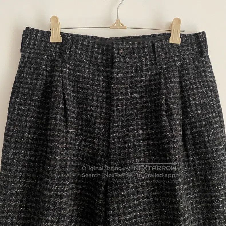 Comme des Garcons Comme Des Garcons size S Thick Wool Pants. Black and Gray Size US 27 - 3 Thumbnail