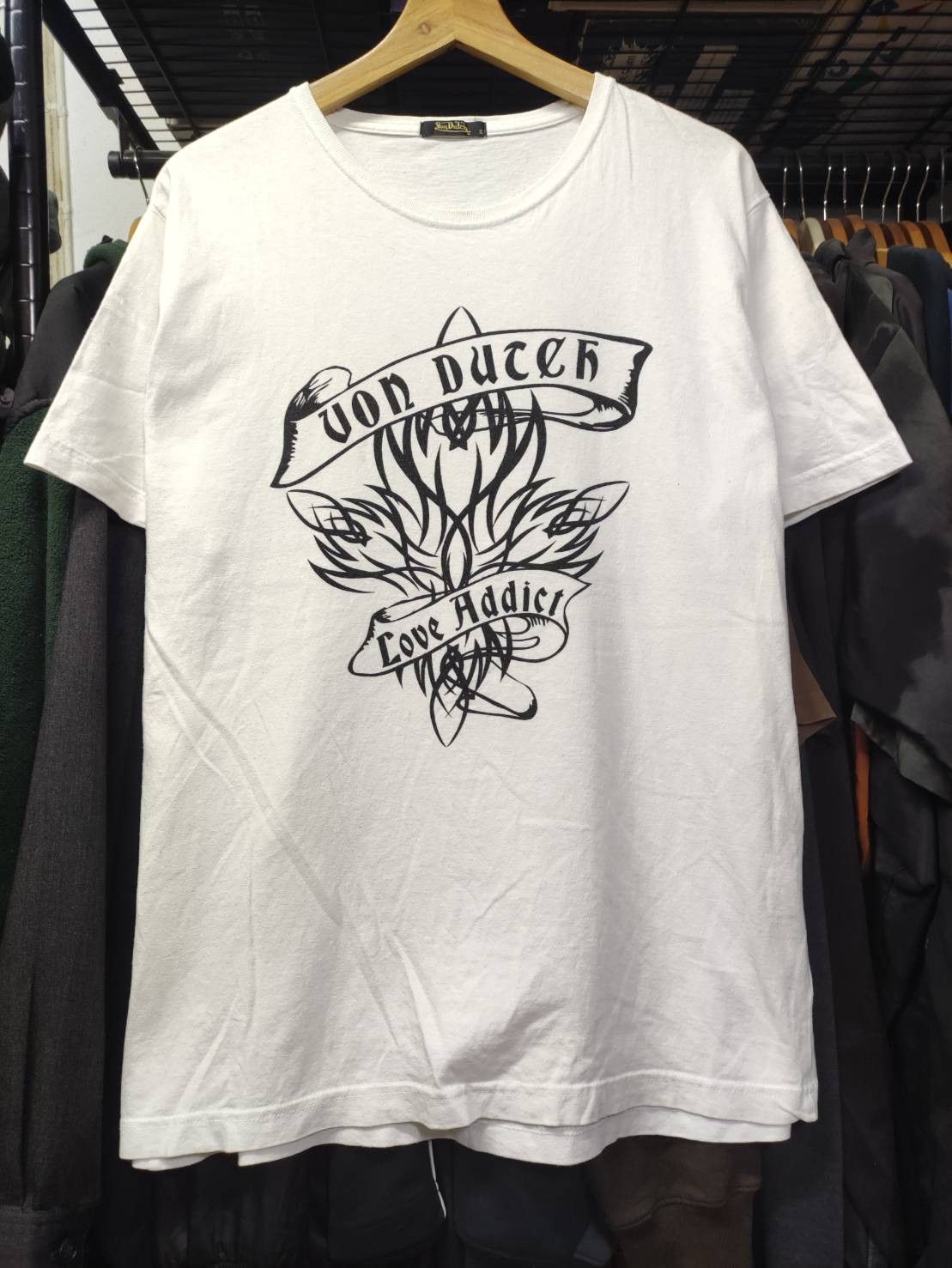 Von Dutch Von Dutch " Love Addict " T-Shirt Size US XL / EU 56 / 4 - 2 Thumbnail