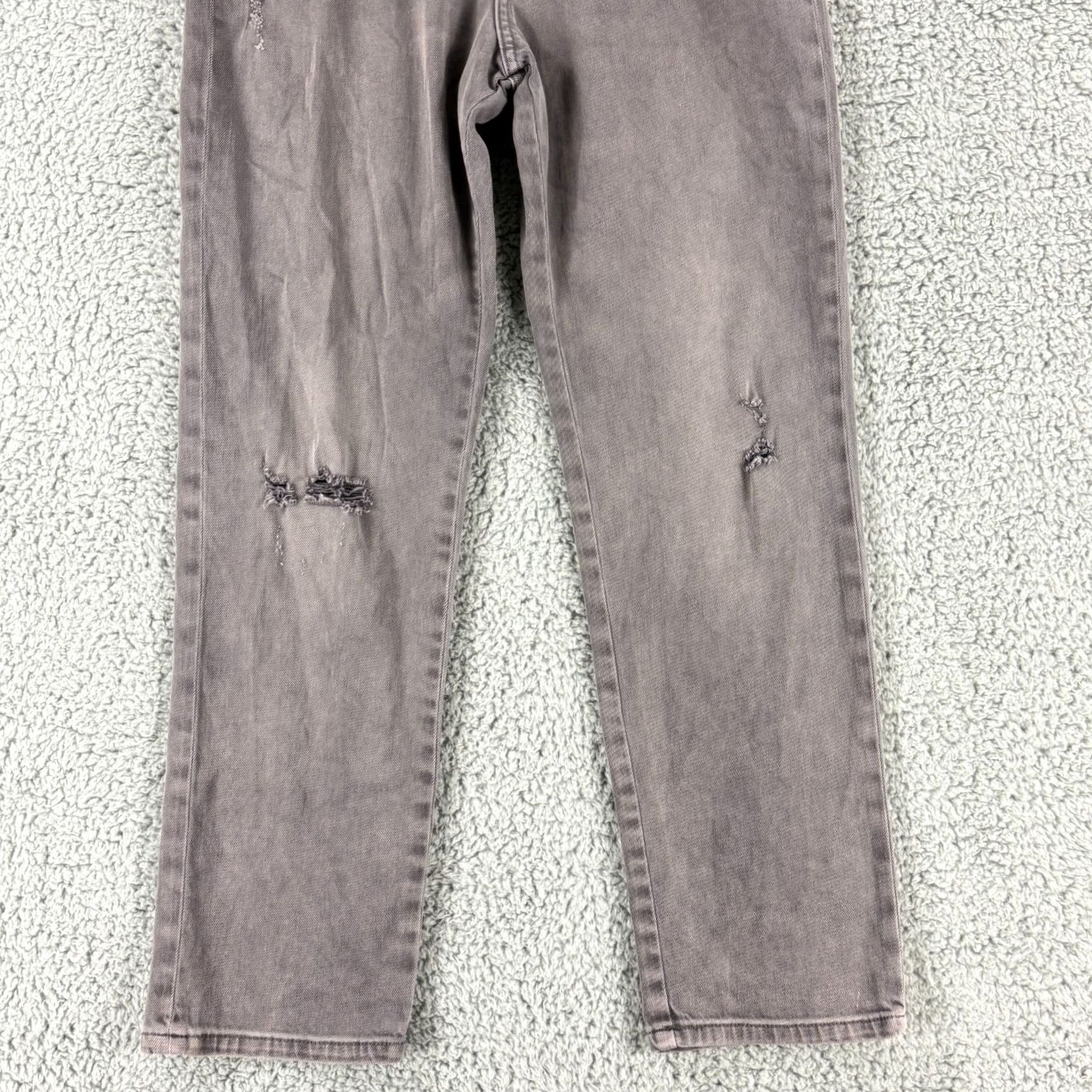 Vintage Anthropologie Pilcro Boyfriend Jeans Womens Size 28 Gray Relaxed Denim Size 28" / US 6 / IT 42 - 3 Thumbnail