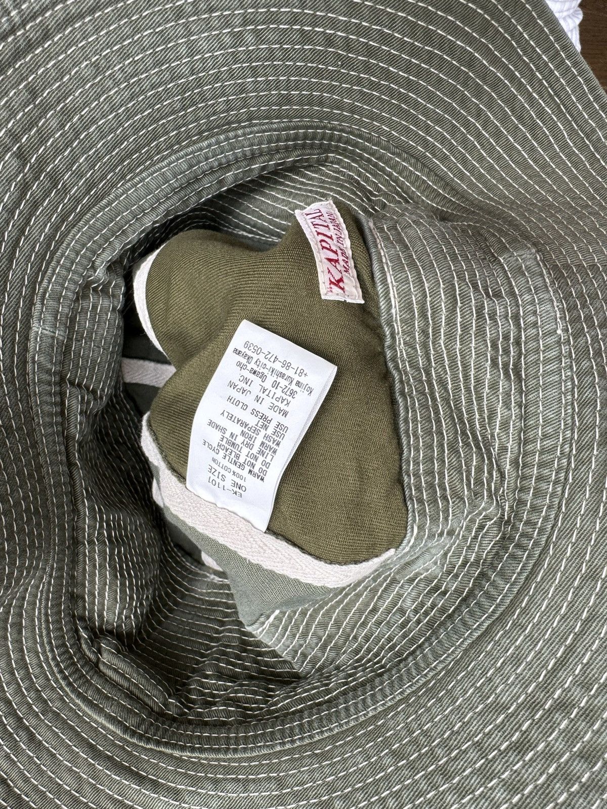 Kapital [OS] Chino Old Man and Sea Hat in Green Size ONE SIZE - 5 Thumbnail