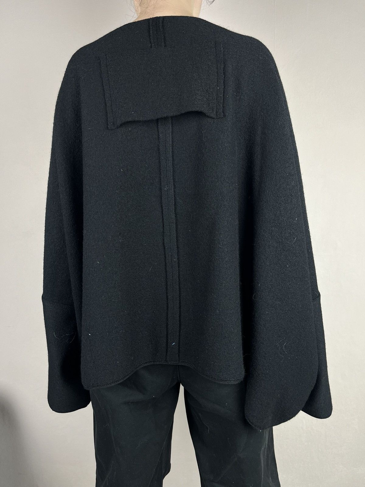 Rundholz Vintage Rundholz Sweater One Size Oversized Wool Black Size ONE SIZE - 3 Thumbnail
