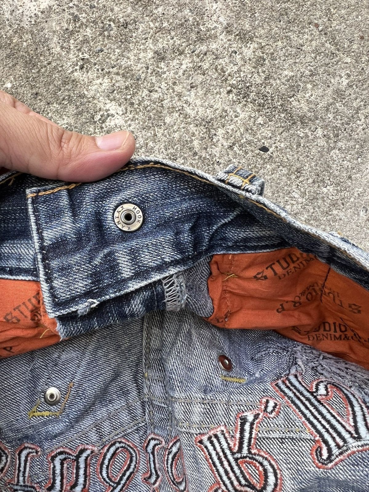 Japanese Brand 💥Studio RP Denim & Co Distress Jean Size US 29 - 20 Thumbnail